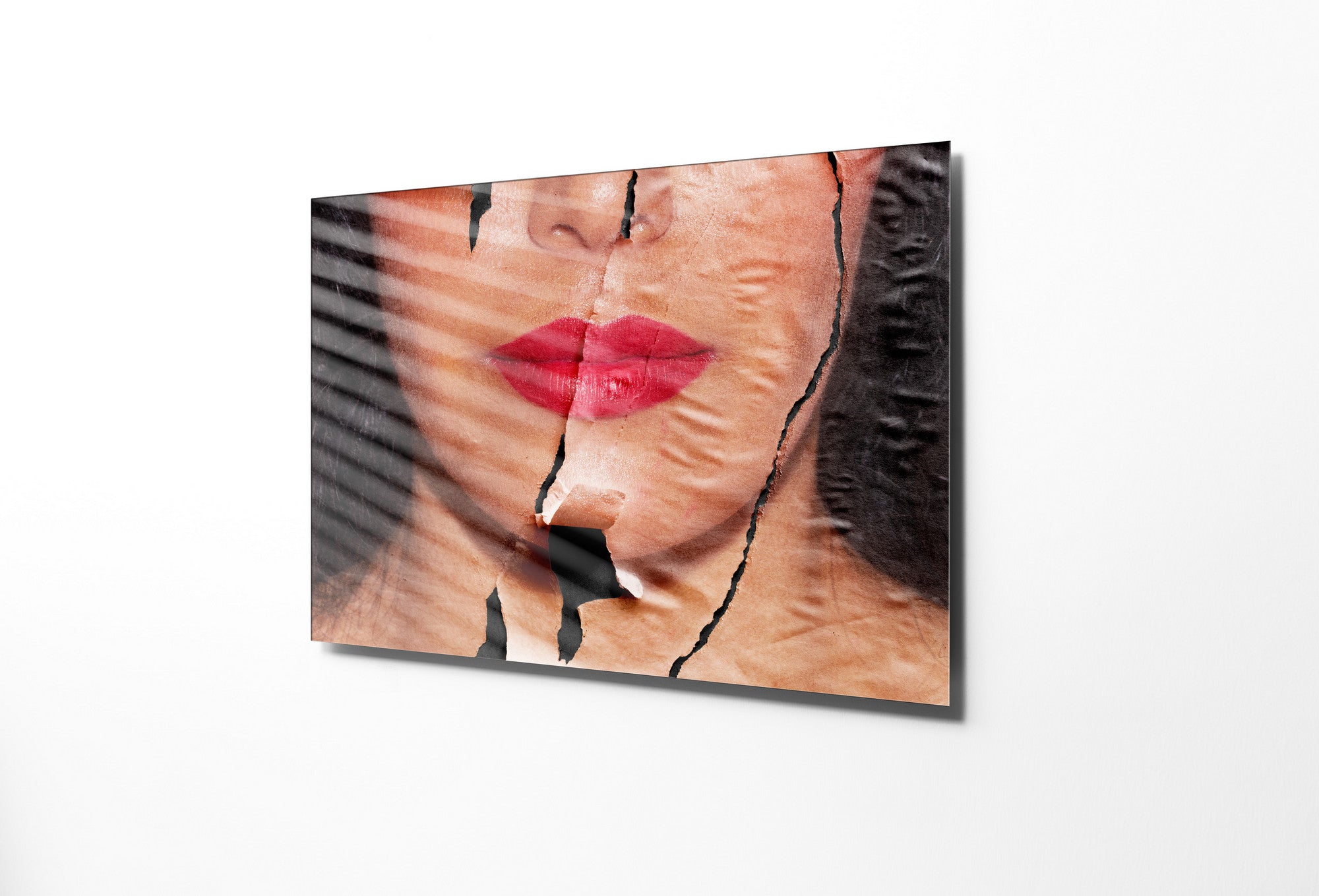 Quadro Decorativo em Vidro Temperado Multicolor 30x45cm - Arte Moderna para Decoração de Interiores