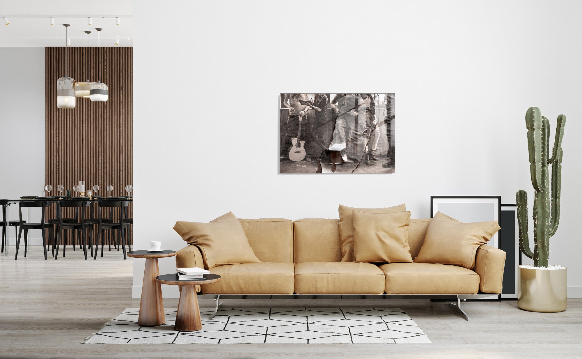 Quadro Decorativo em Vidro Temperado Multicolor 50x70cm - Arte Moderna para Transformar o Seu Espaço