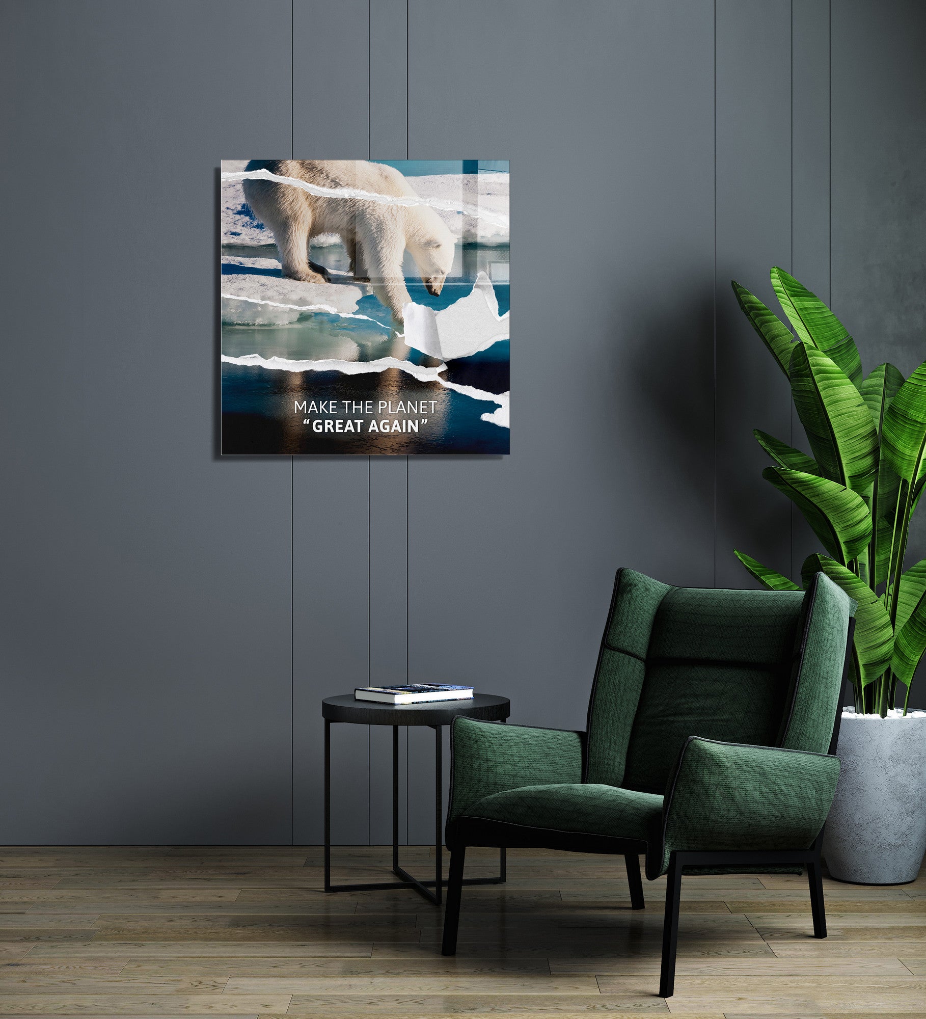 Quadro Decorativo em Vidro Temperado Multicolor 60x60cm - Arte Moderna para Transformar o Seu Espaço