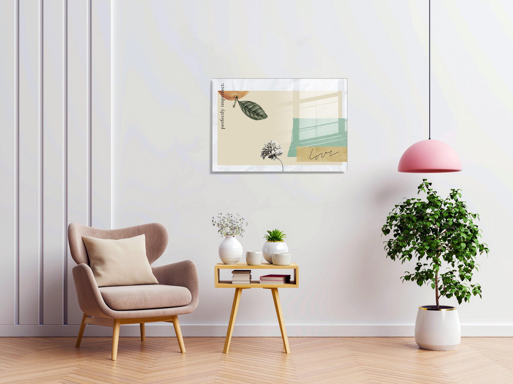 Quadro Decorativo em Vidro Temperado Multicolor 30x45cm - Arte Moderna para Decoração de Interiores