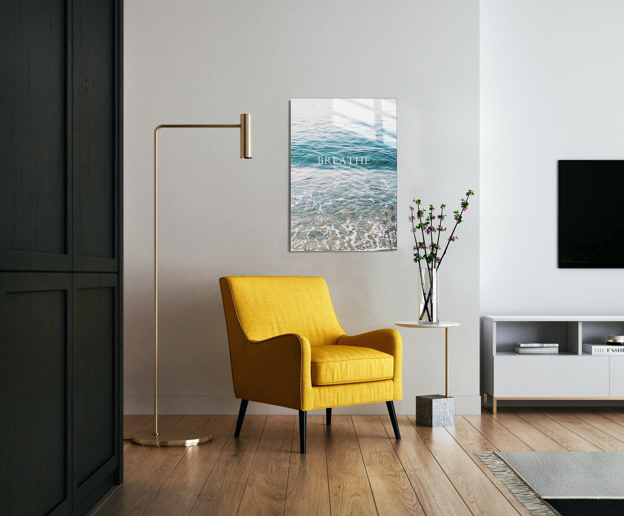 Quadro Decorativo em Vidro Temperado Multicolor 70x100cm - Arte Moderna para Transformar o Seu Espaço