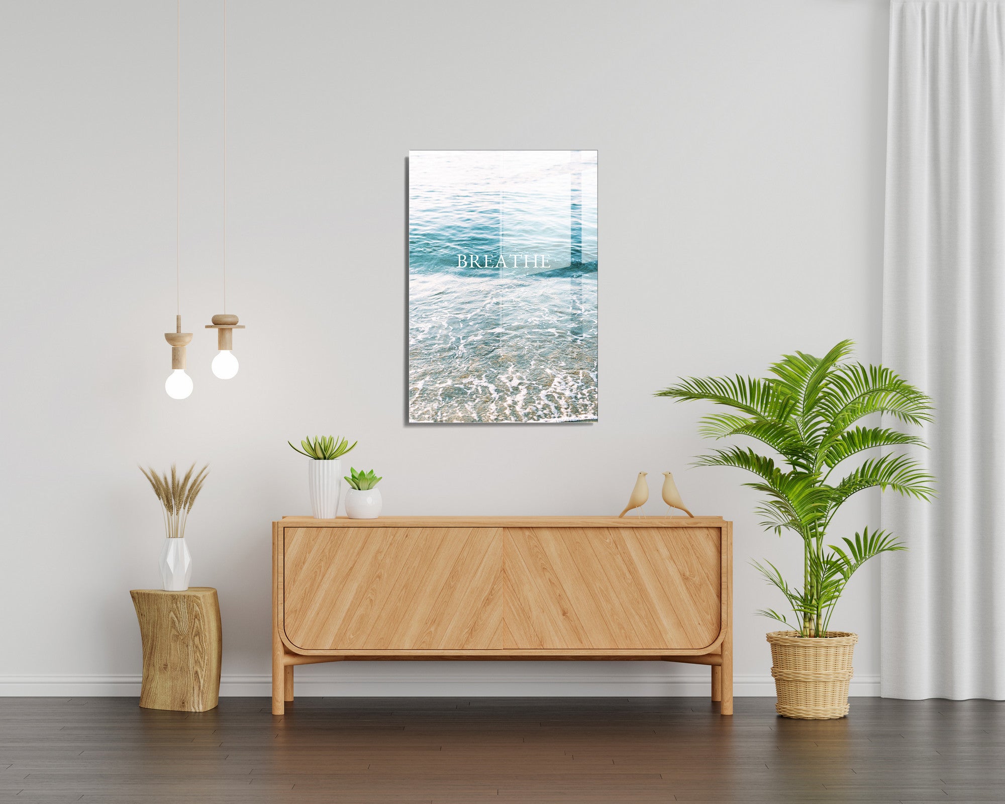 Quadro Decorativo em Vidro Temperado Multicolor 30x45cm - Arte Moderna para Decoração de Interiores