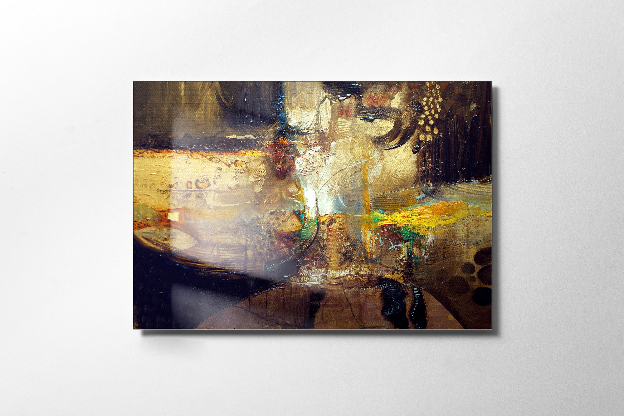 Quadro Decorativo em Vidro Temperado Multicolor 70x100cm - Arte Moderna para Transformar o Seu Espaço