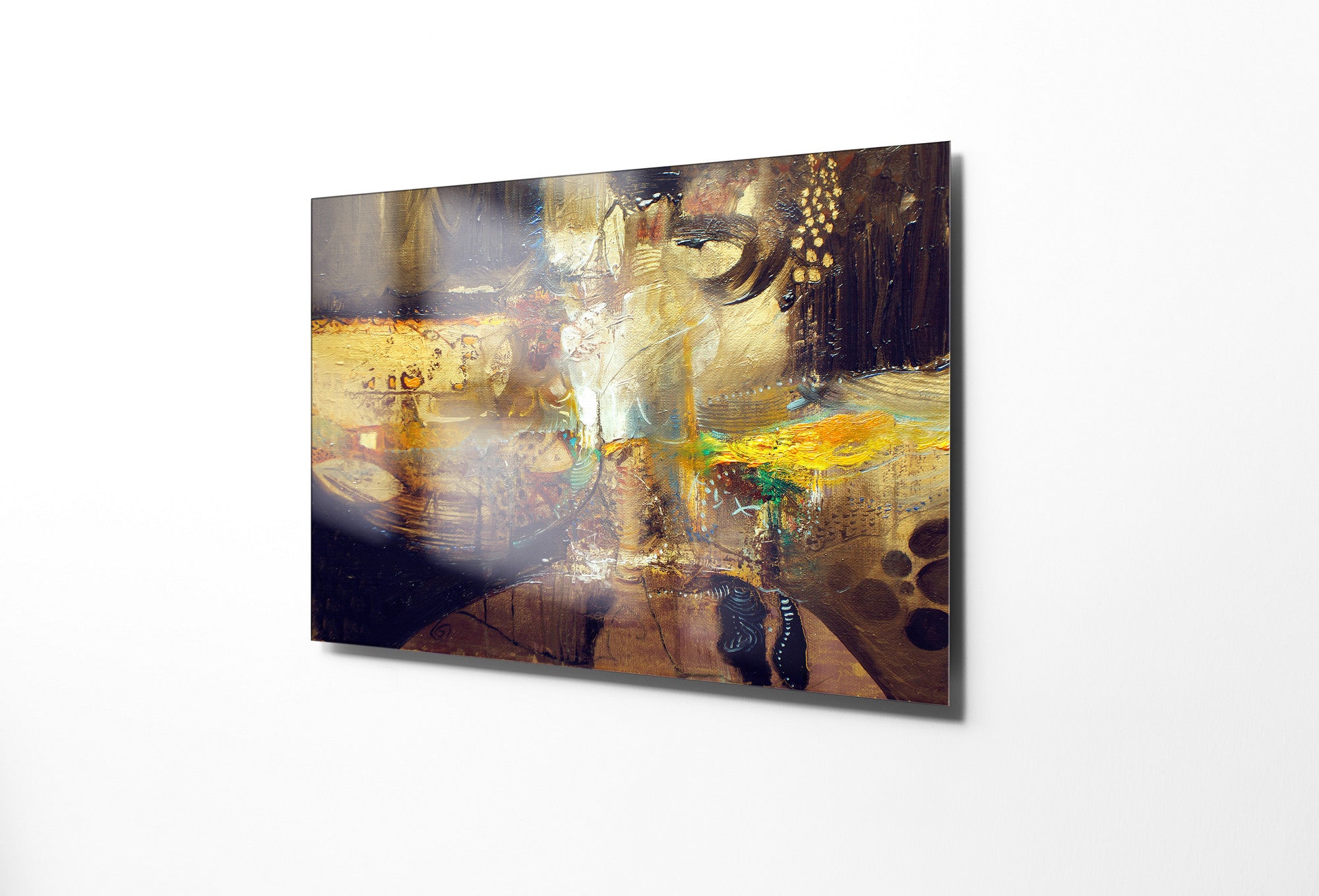 Quadro Decorativo em Vidro Temperado Multicolor 45x65cm - Arte Moderna para Transformar o Seu Espaço