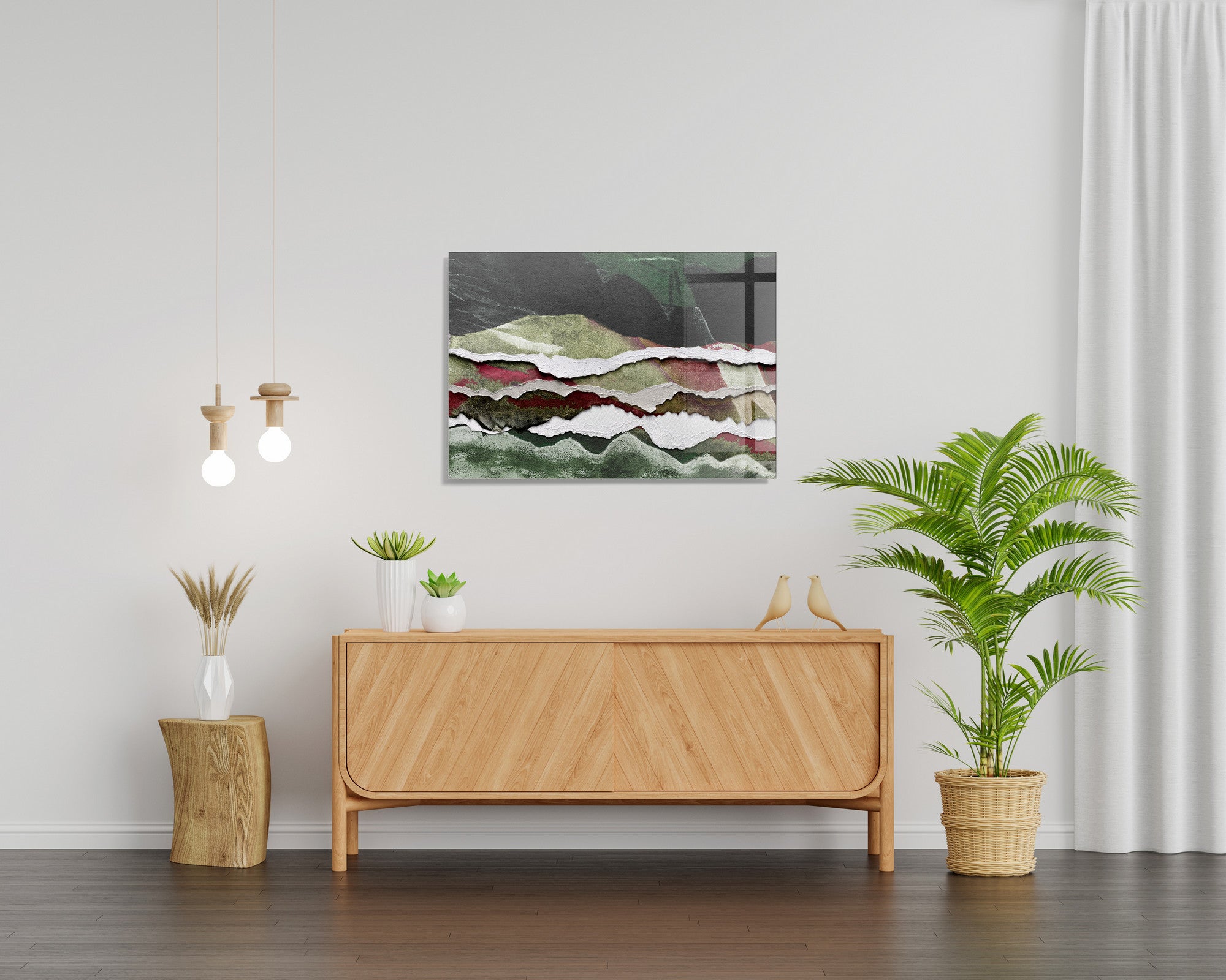 Quadro Decorativo em Vidro Temperado Multicolor 70x100cm - Arte Moderna para Transformar o Seu Espaço