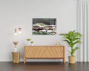 Quadro Decorativo em Vidro Temperado Multicolor 45x65cm - Arte Moderna para Transformar o Seu Espaço