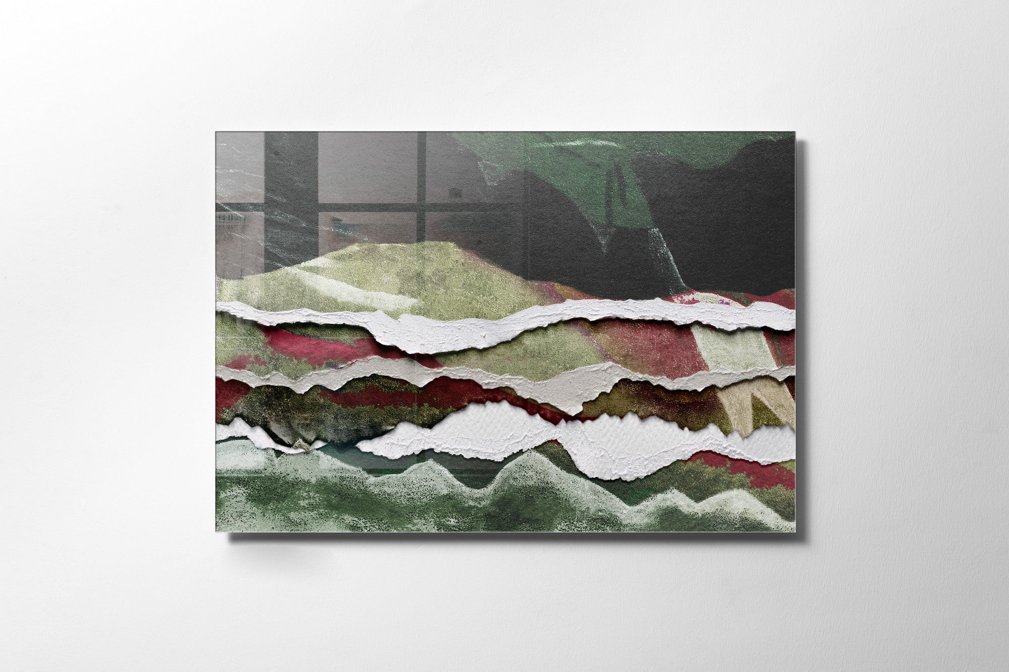 Quadro Decorativo em Vidro Temperado Multicolor 45x65cm - Arte Moderna para Transformar o Seu Espaço