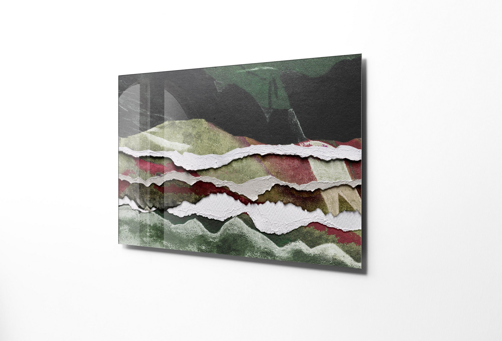 Quadro Decorativo em Vidro Temperado Multicolor 45x65cm - Arte Moderna para Transformar o Seu Espaço