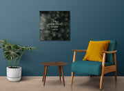 Pintura Decorativa em Vidro Temperado Multicolor 40x40cm - Arte Moderna para Decoração de Interiores