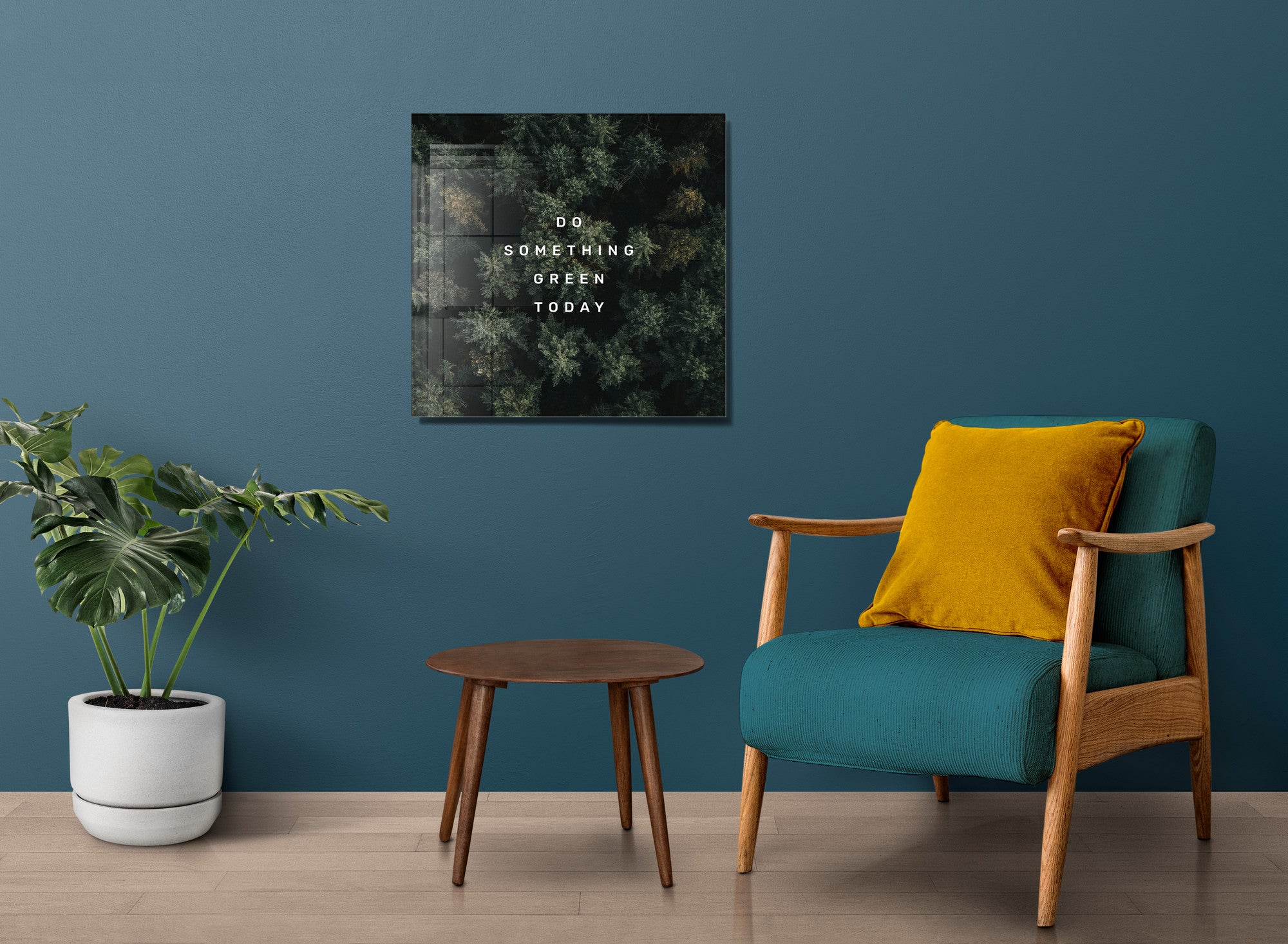 Quadro Decorativo em Vidro Temperado Multicolor 60x60cm - Arte Moderna para Transformar o Seu Espaço