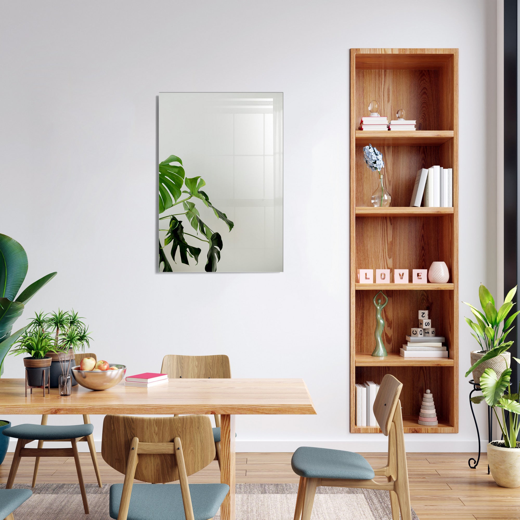 Quadro Decorativo em Vidro Temperado Multicolor 30x45cm - Arte Moderna para Decoração de Interiores