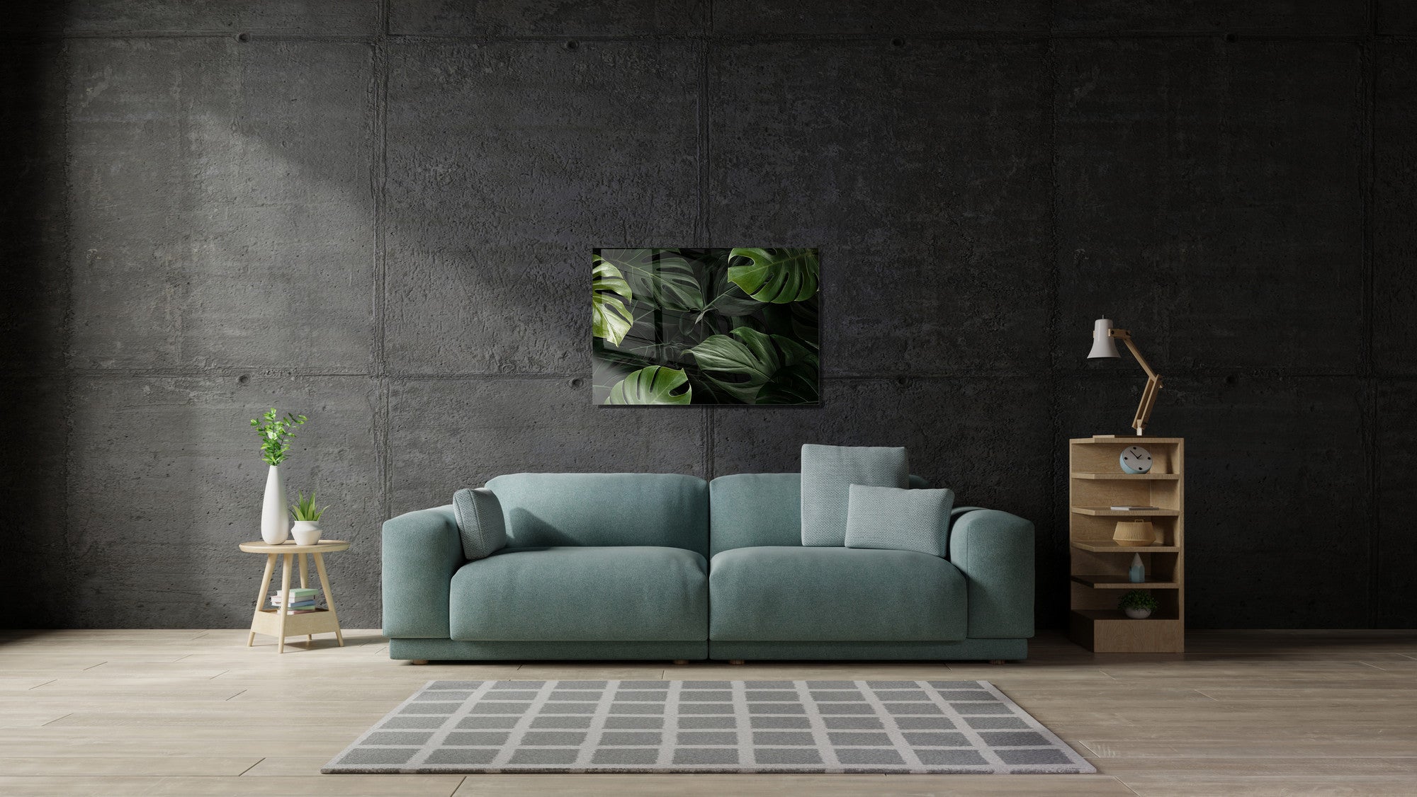 Quadro Decorativo em Vidro Temperado Multicolor 30x45cm - Arte Moderna para Decoração de Interiores