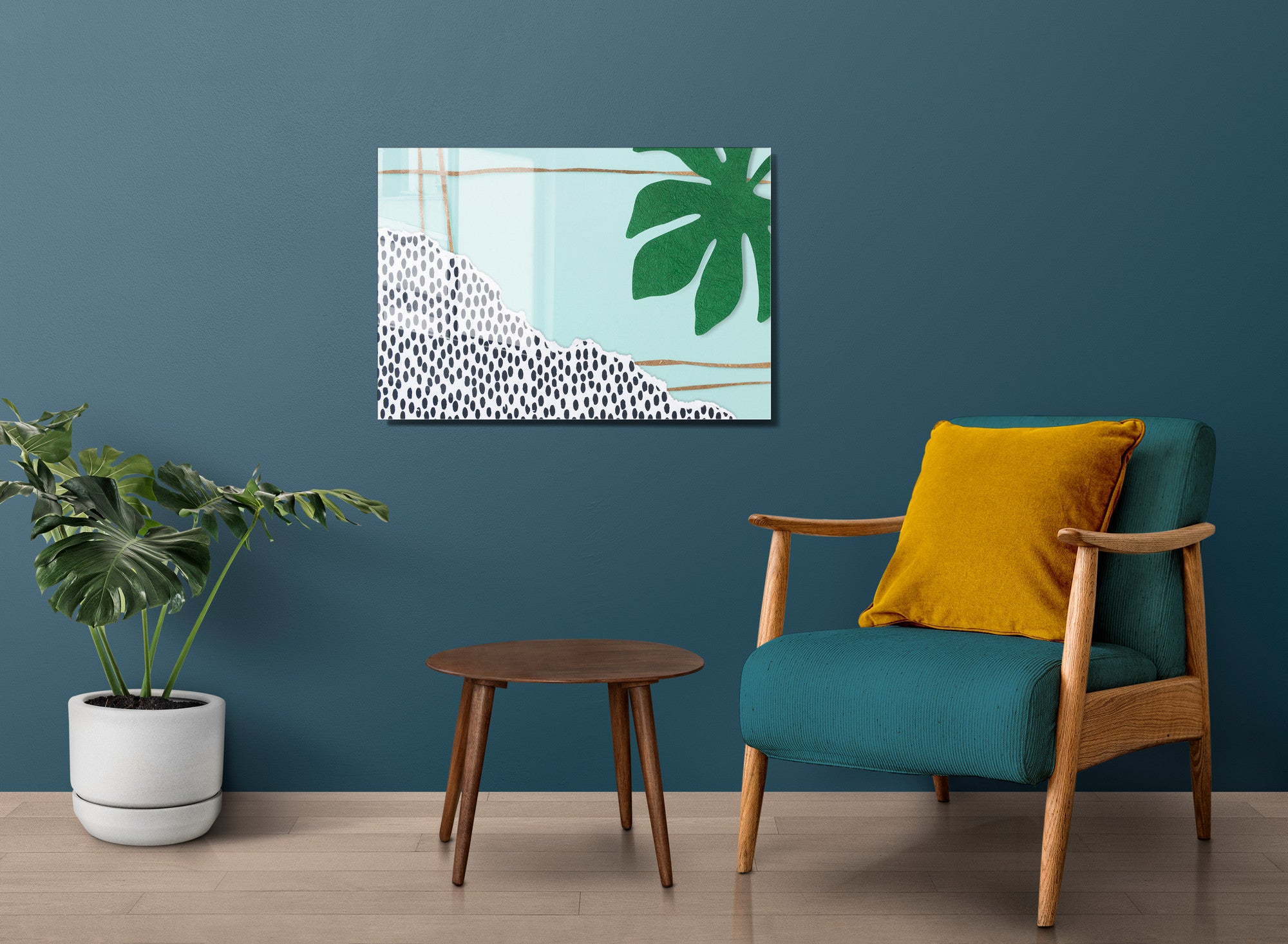 Quadro Decorativo em Vidro Temperado Multicolor 70x100cm - Arte Moderna para Transformar o Seu Espaço