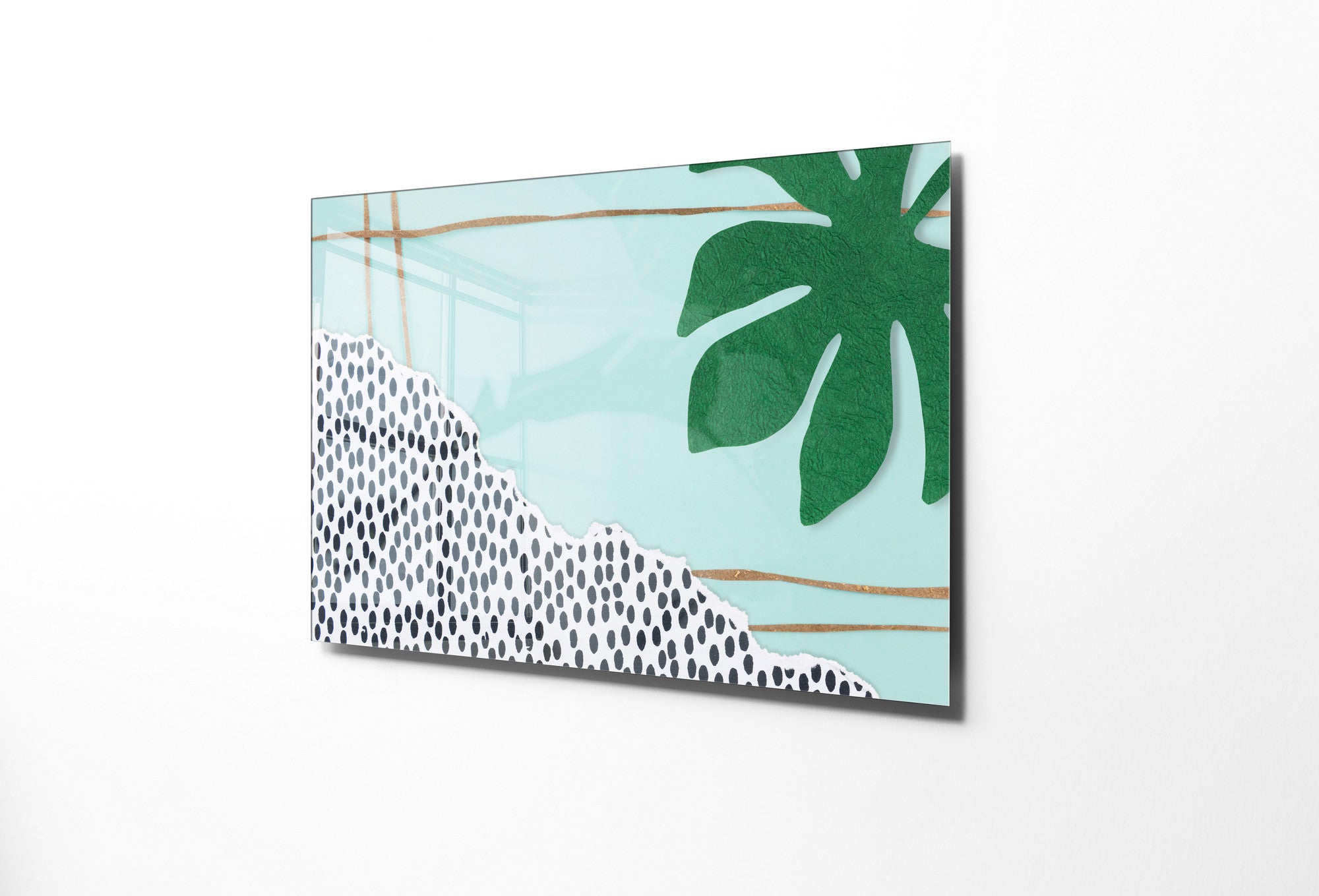 Quadro Decorativo em Vidro Temperado Multicolor 50x70cm - Arte Moderna para Transformar o Seu Espaço