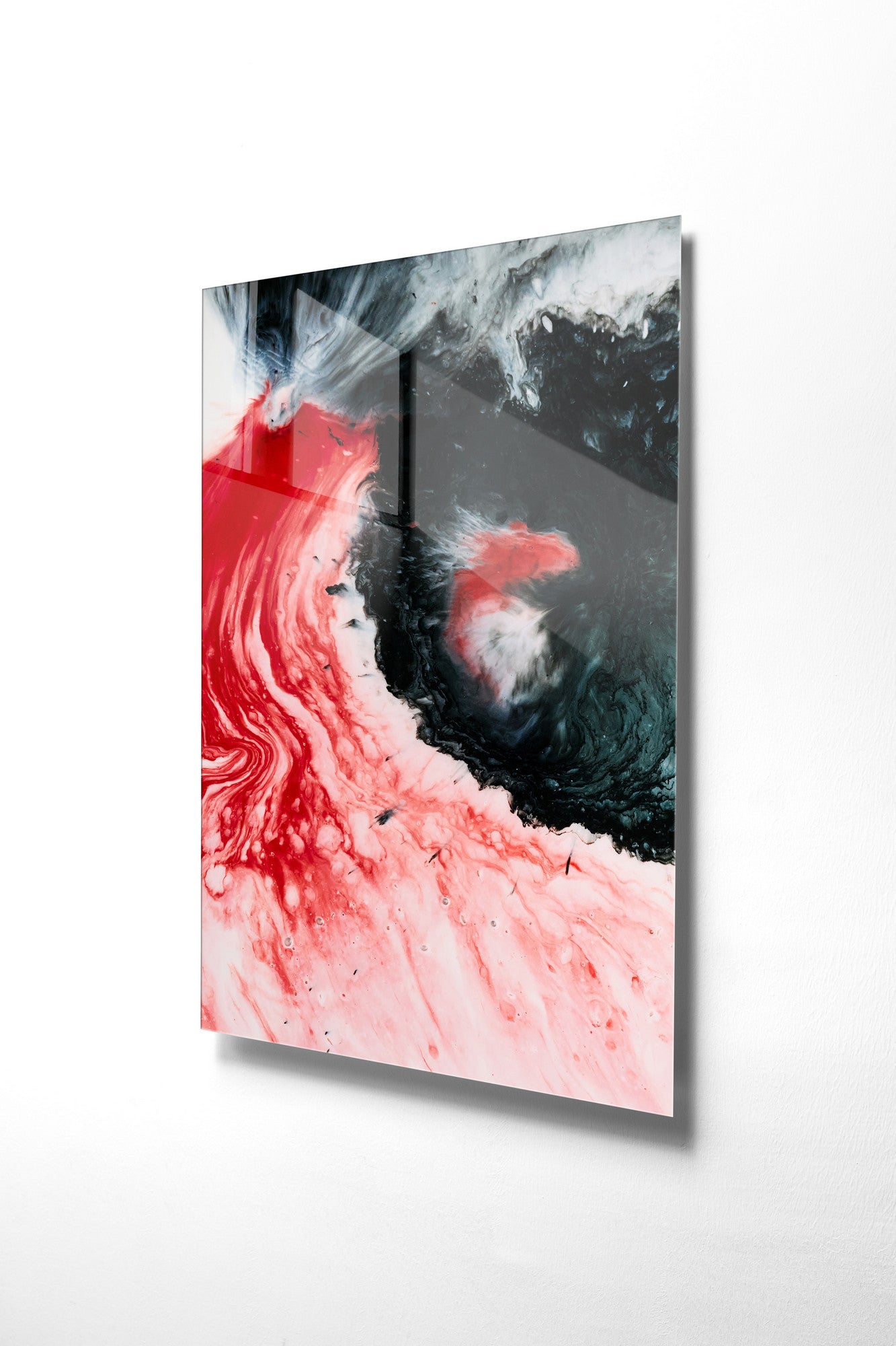 Quadro Decorativo em Vidro Temperado Multicolor 45x65cm - Arte Moderna para Transformar o Seu Espaço