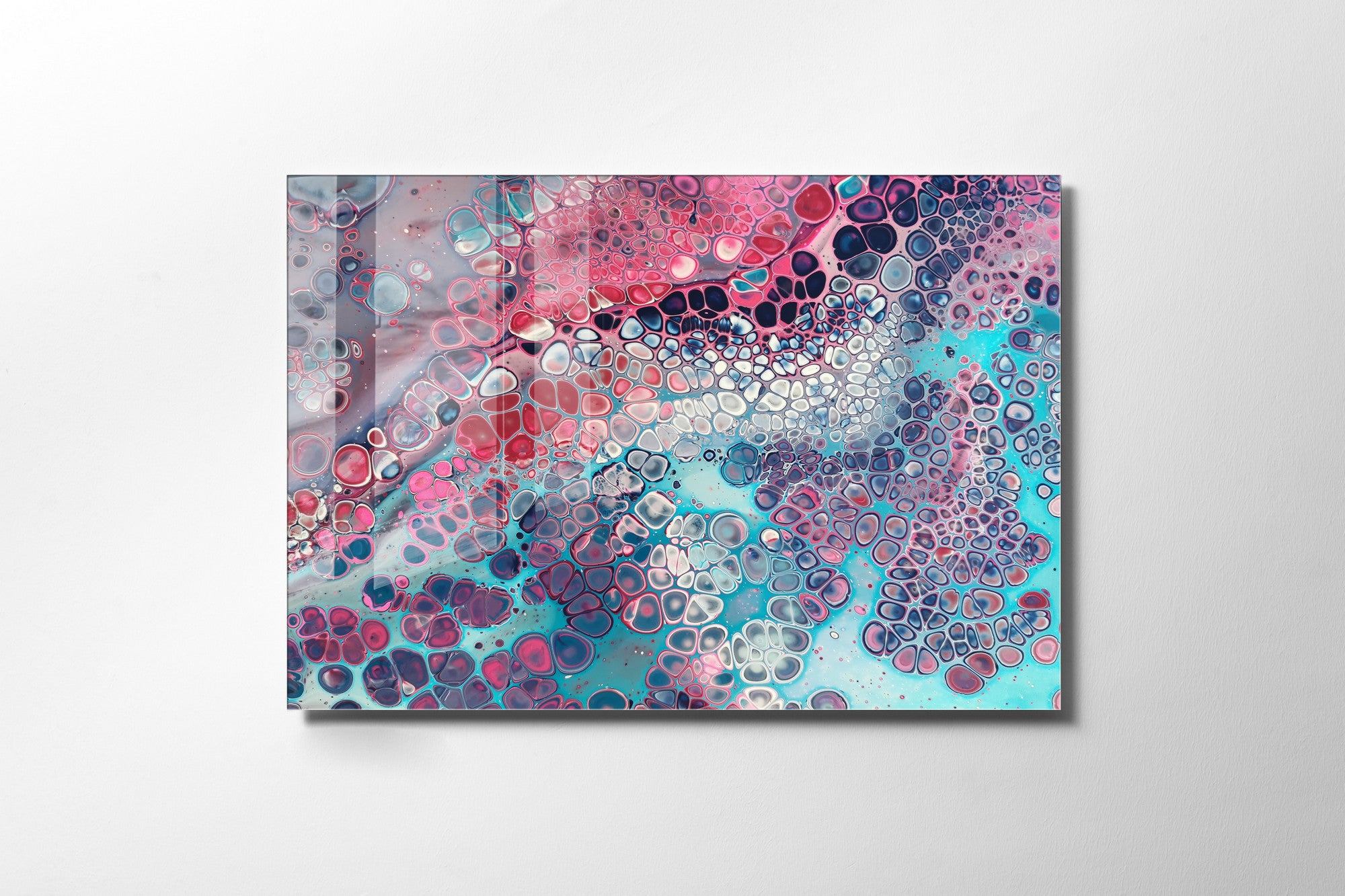 Quadro Decorativo em Vidro Temperado Multicolor 50x70cm - Arte Moderna para Transformar o Seu Espaço