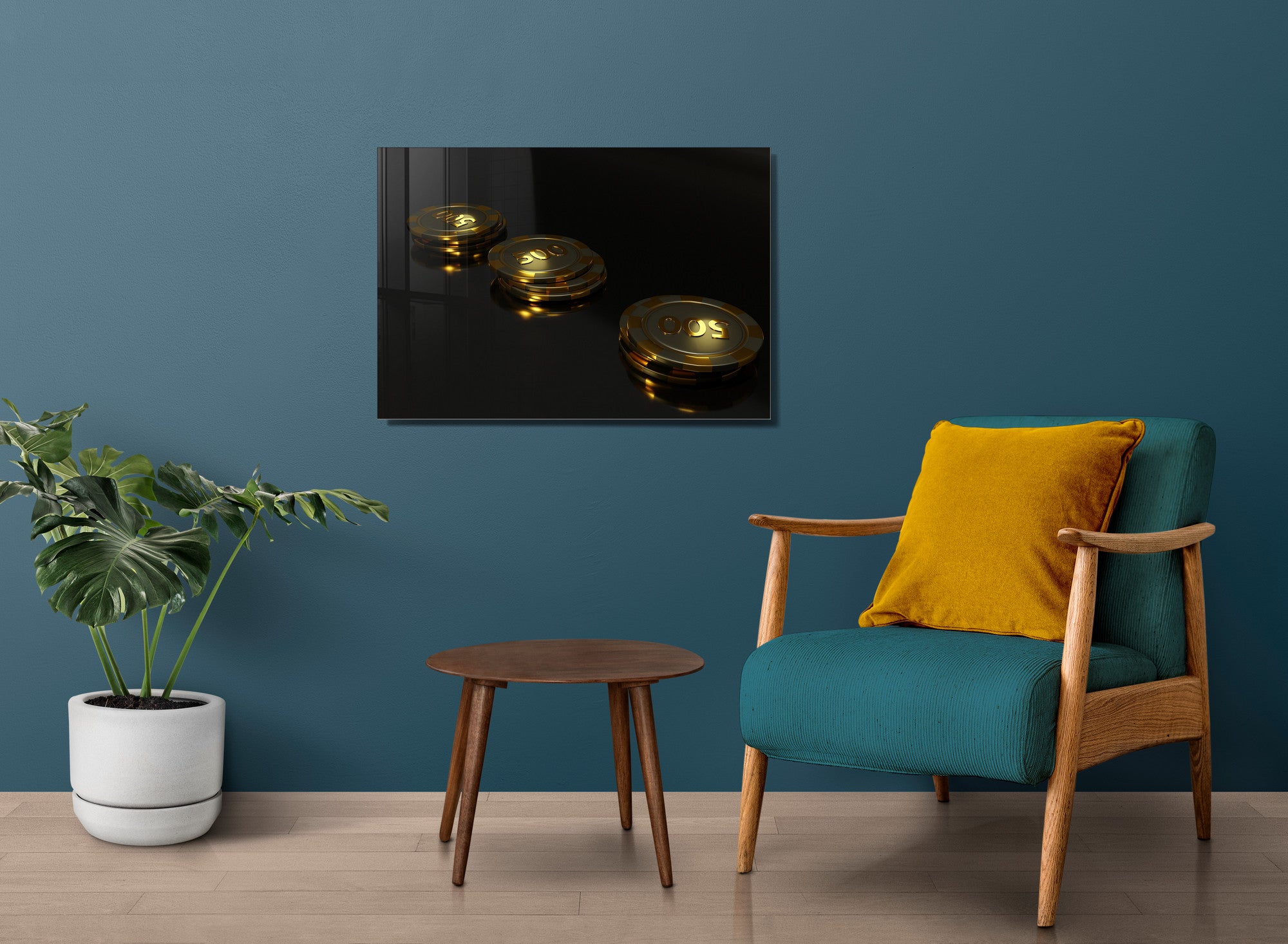 Quadro Decorativo em Vidro Temperado Multicolor 70x100cm - Arte Moderna para Transformar o Seu Espaço