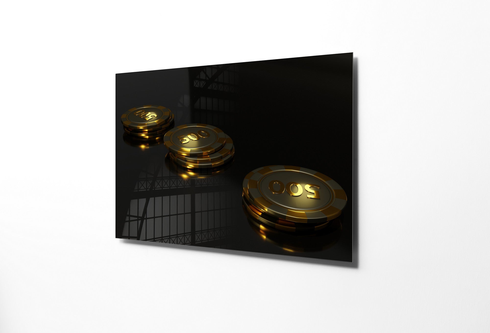 Quadro Decorativo em Vidro Temperado Multicolor 50x70cm - Arte Moderna para Transformar o Seu Espaço