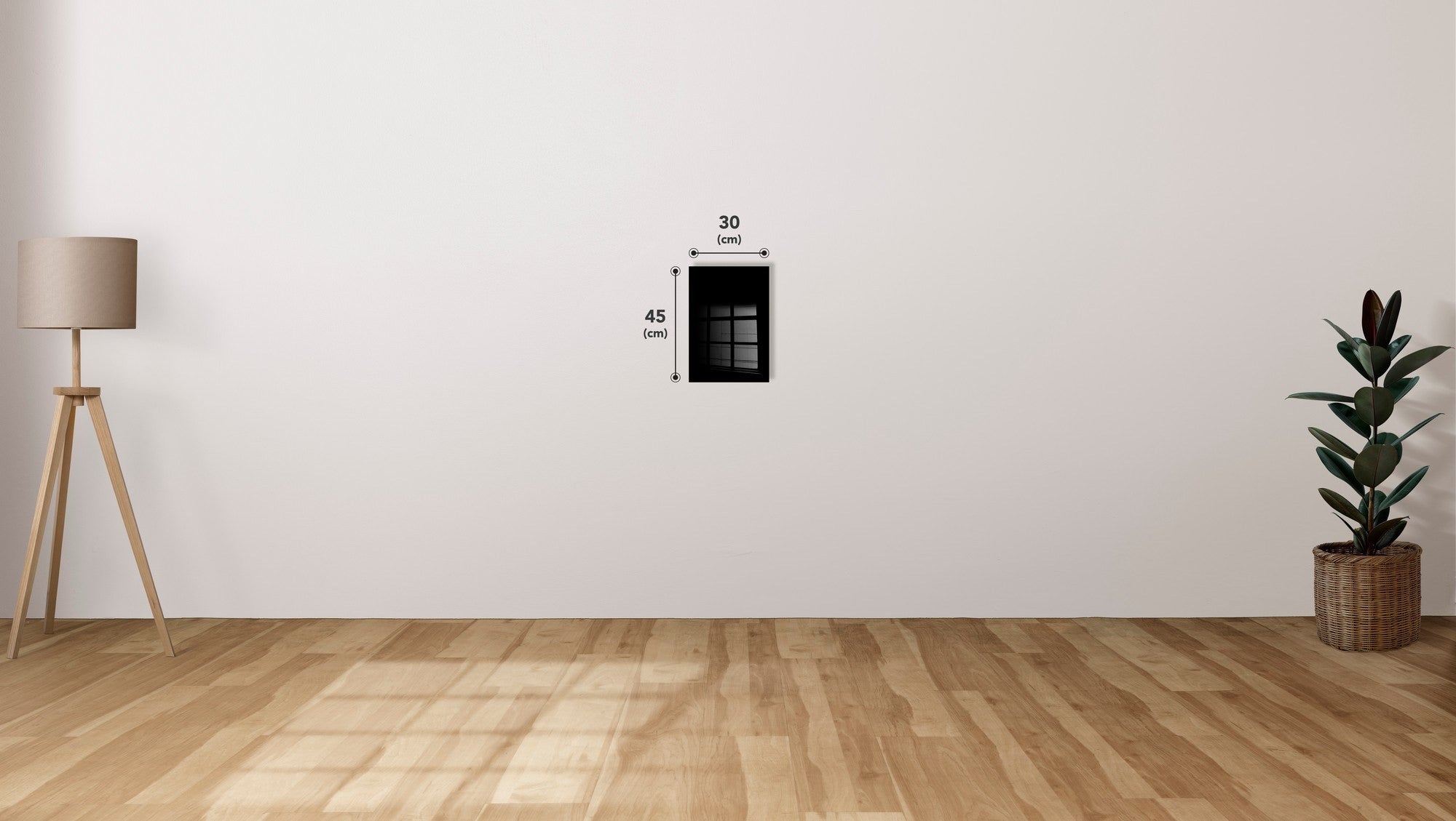 Quadro Decorativo em Vidro Temperado Multicolor 30x45cm - Arte Moderna para Decoração de Interiores