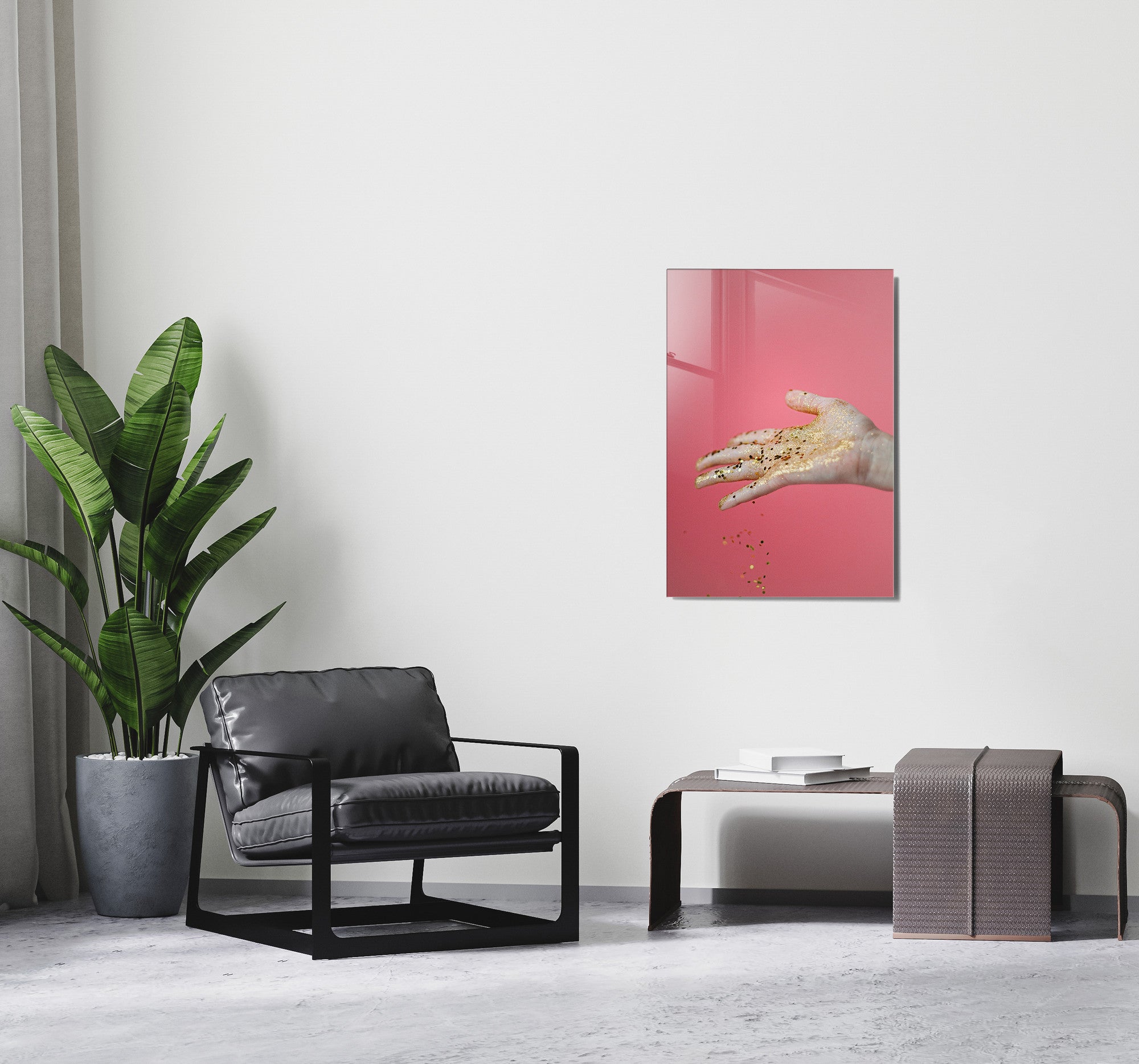 Quadro Decorativo em Vidro Temperado Multicolor 30x45cm - Arte Moderna para Decoração de Interiores