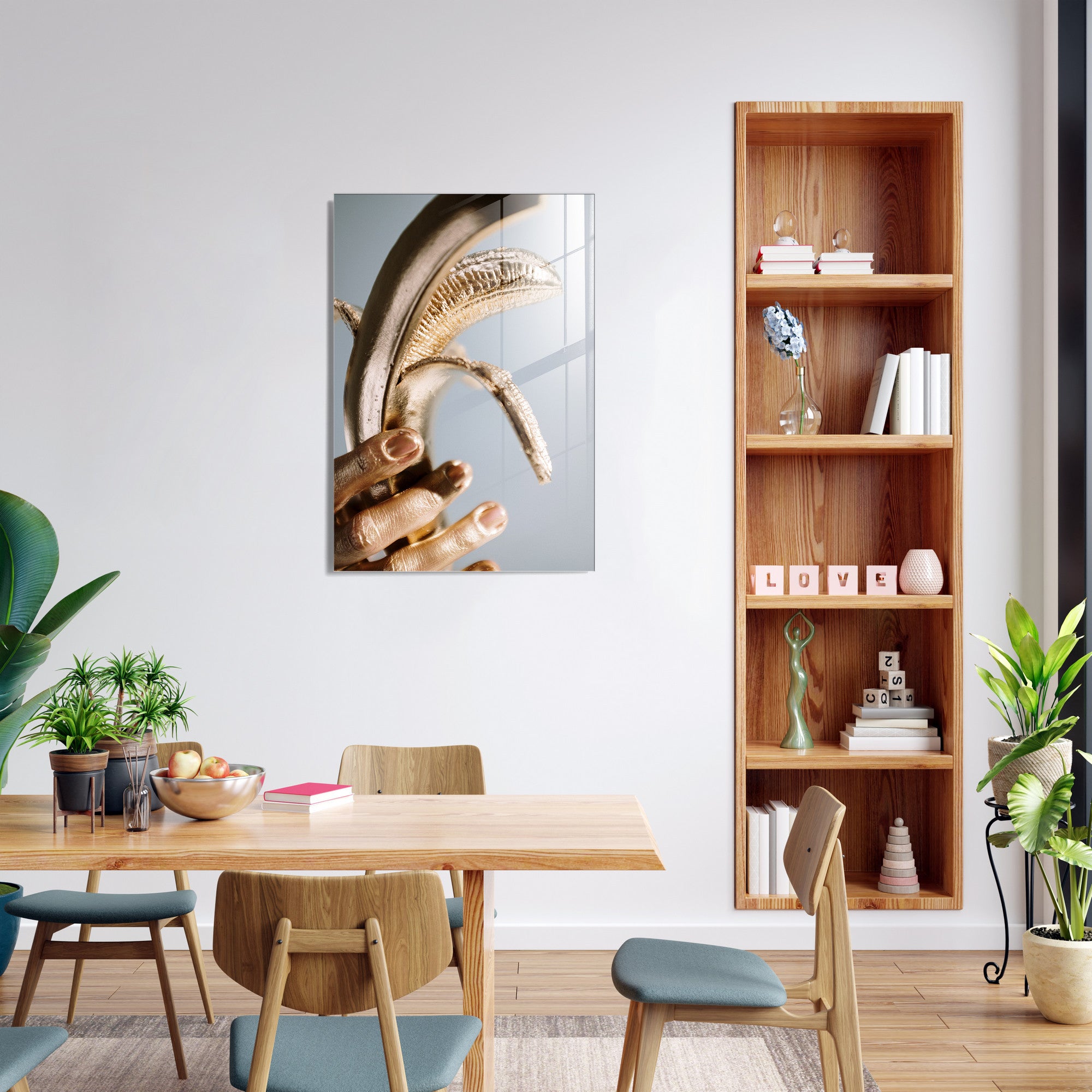 Quadro Decorativo em Vidro Temperado Multicolor 70x100cm - Arte Moderna para Transformar o Seu Espaço