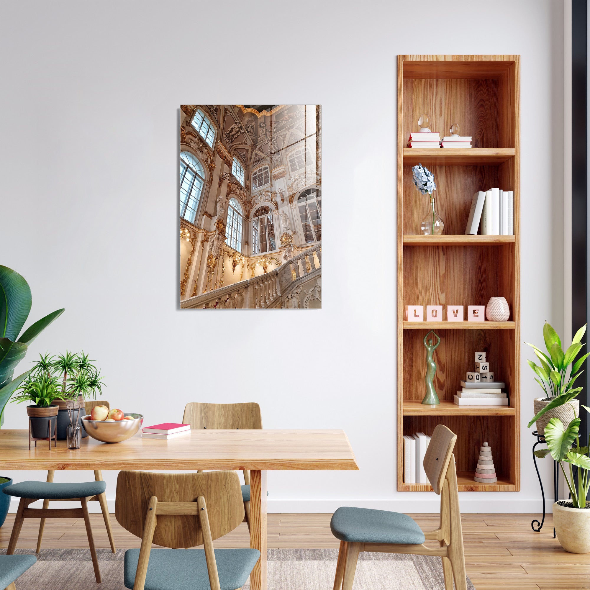 Quadro Decorativo em Vidro Temperado Multicolor 70x100cm - Arte Moderna para Transformar o Seu Espaço