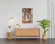 Quadro Decorativo em Vidro Temperado Multicolor 30x45cm - Arte Moderna para Decoração de Interiores