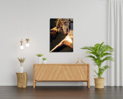 Quadro Decorativo em Vidro Temperado Multicolor 50x70cm - Arte Moderna para Transformar o Seu Espaço