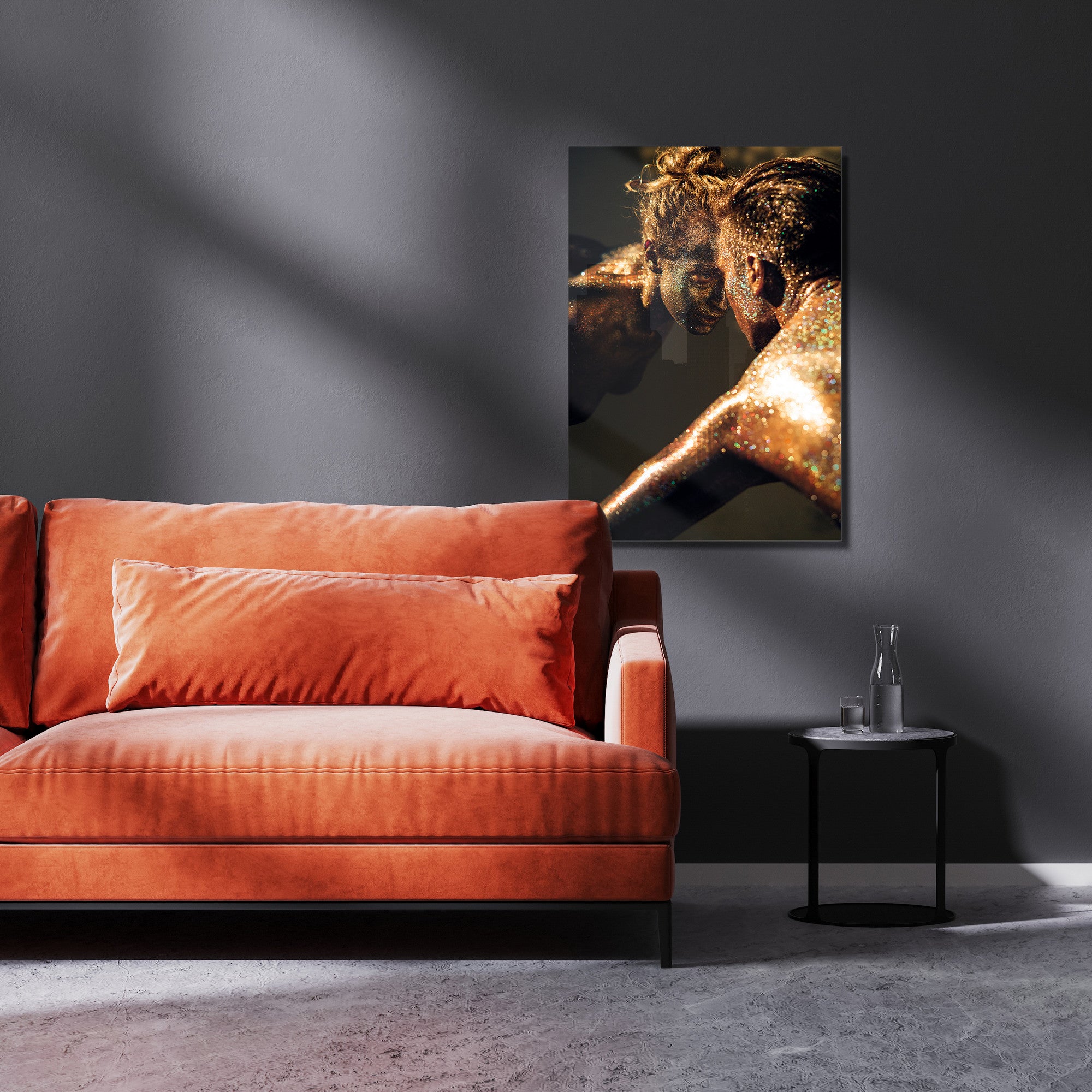 Quadro Decorativo em Vidro Temperado Multicolor 50x70cm - Arte Moderna para Transformar o Seu Espaço