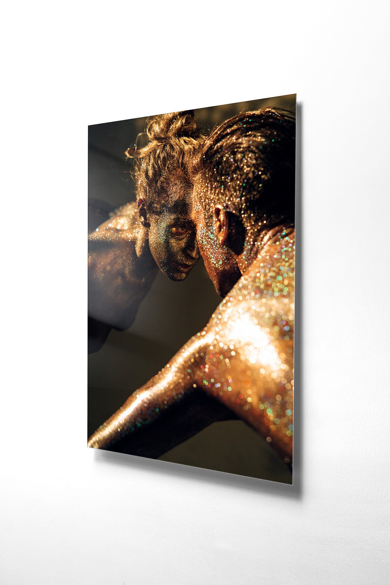 Quadro Decorativo em Vidro Temperado Multicolor 30x45cm - Arte Moderna para Decoração de Interiores