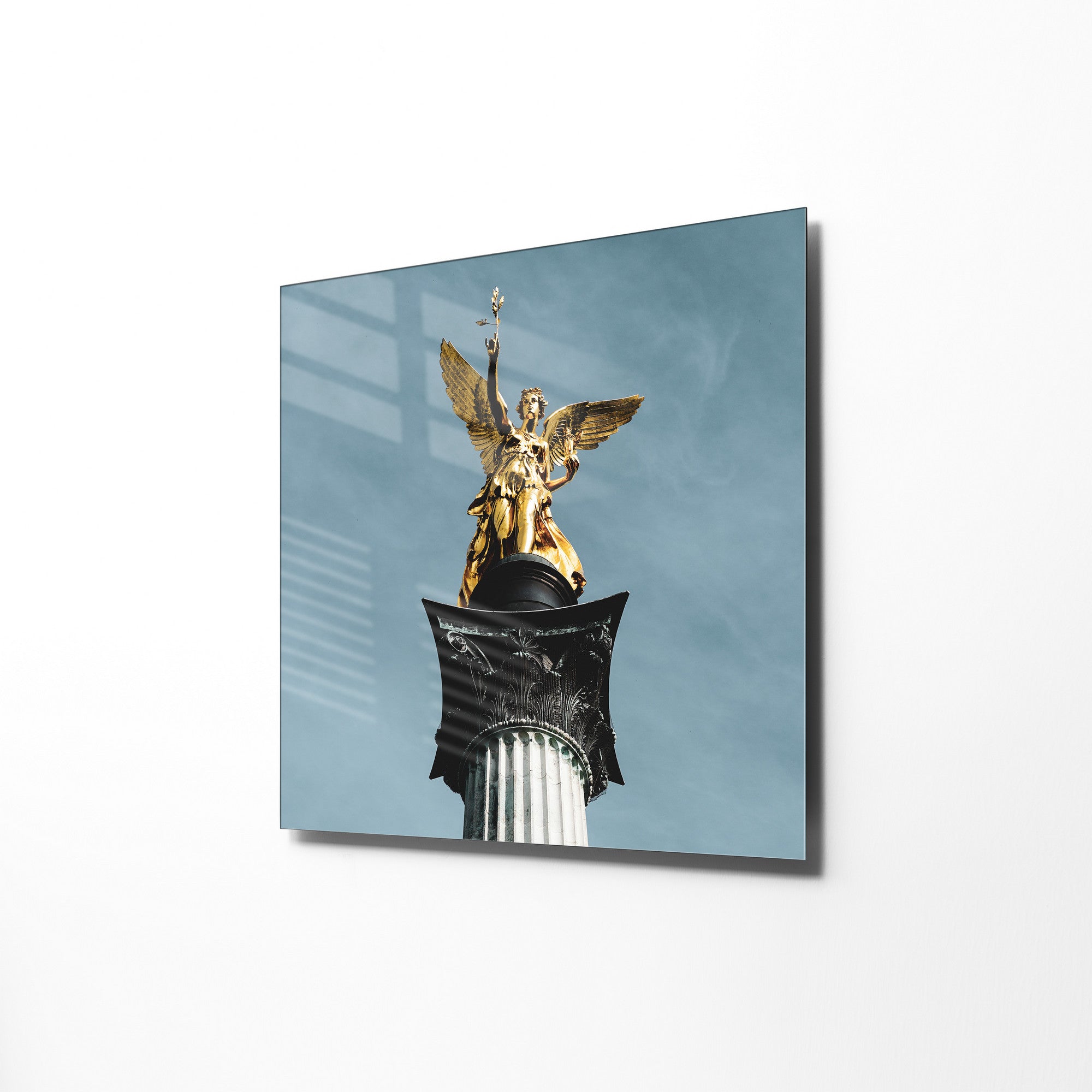 Quadro Decorativo em Vidro Temperado Multicolor 60x60cm - Arte Moderna para Transformar o Seu Espaço