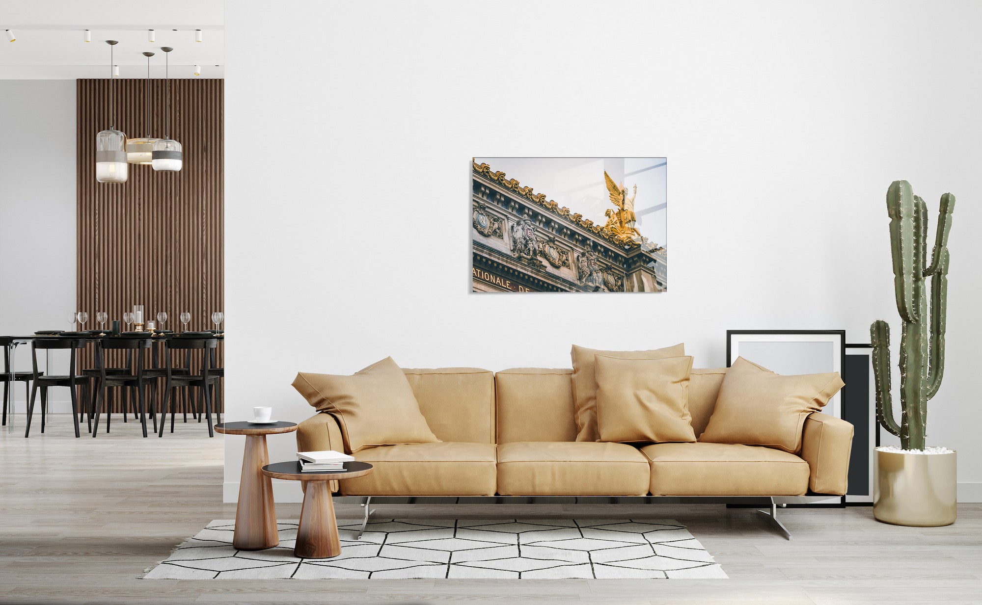 Quadro Decorativo em Vidro Temperado Multicolor 30x45cm - Arte Moderna para Decoração de Interiores