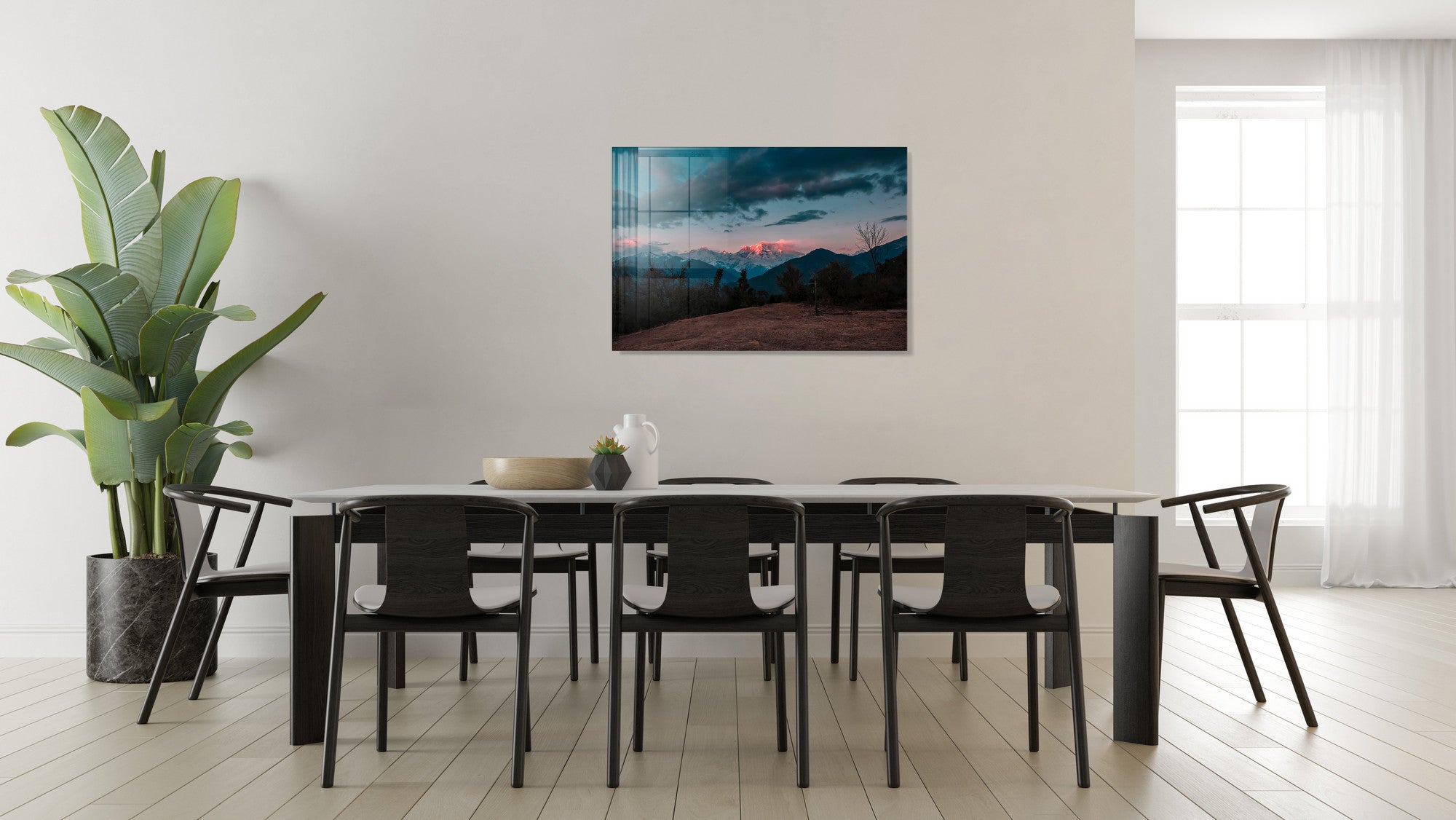 Quadro Decorativo em Vidro Temperado Multicolor 70x100cm - Arte Moderna para Transformar o Seu Espaço