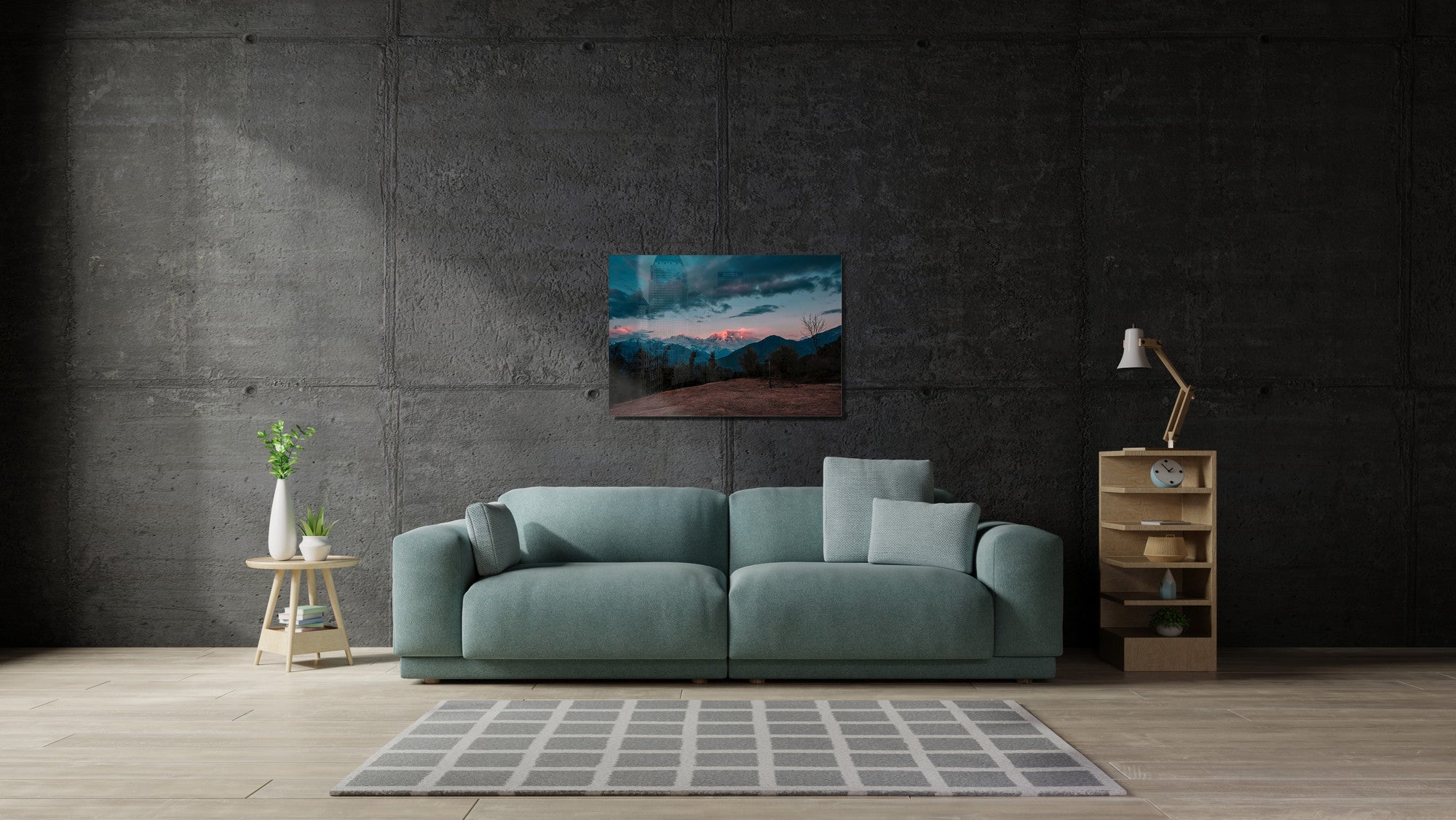 Quadro Decorativo em Vidro Temperado Multicolor 50x70cm - Arte Moderna para Transformar o Seu Espaço