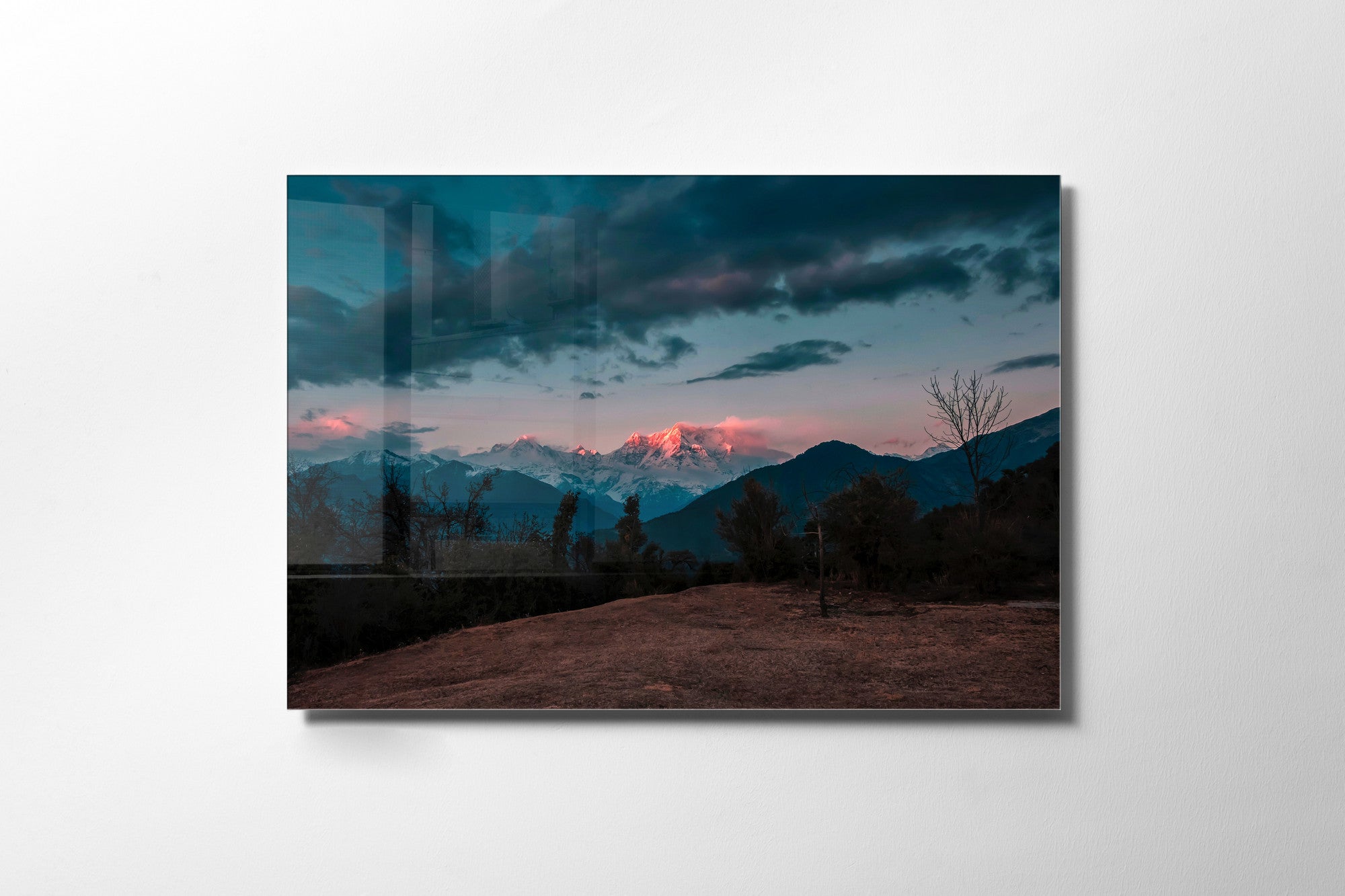 Quadro Decorativo em Vidro Temperado Multicolor 30x45cm - Arte Moderna para Decoração de Interiores