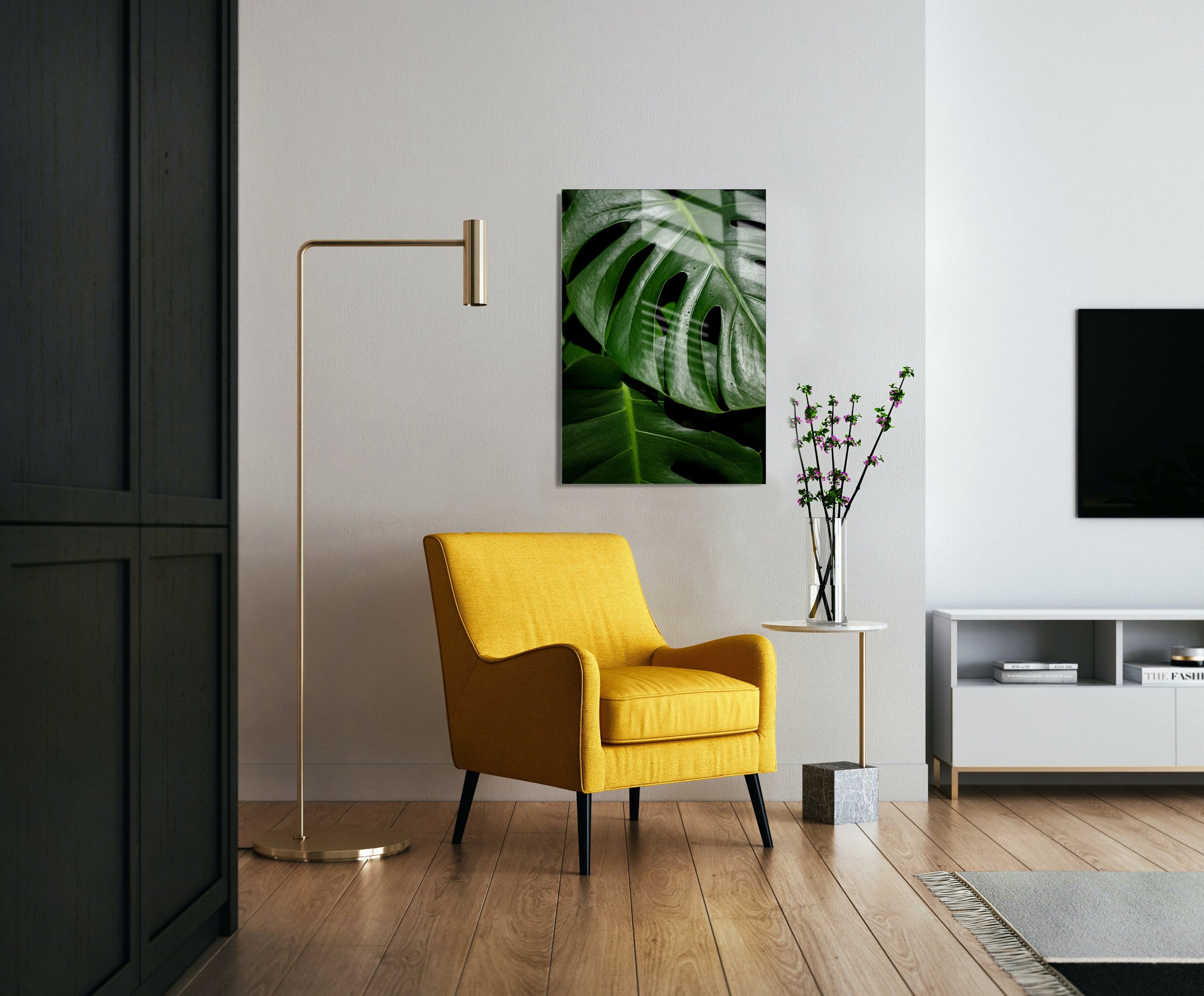 Quadro Decorativo em Vidro Temperado Multicolor 50x70cm - Arte Moderna para Transformar o Seu Espaço