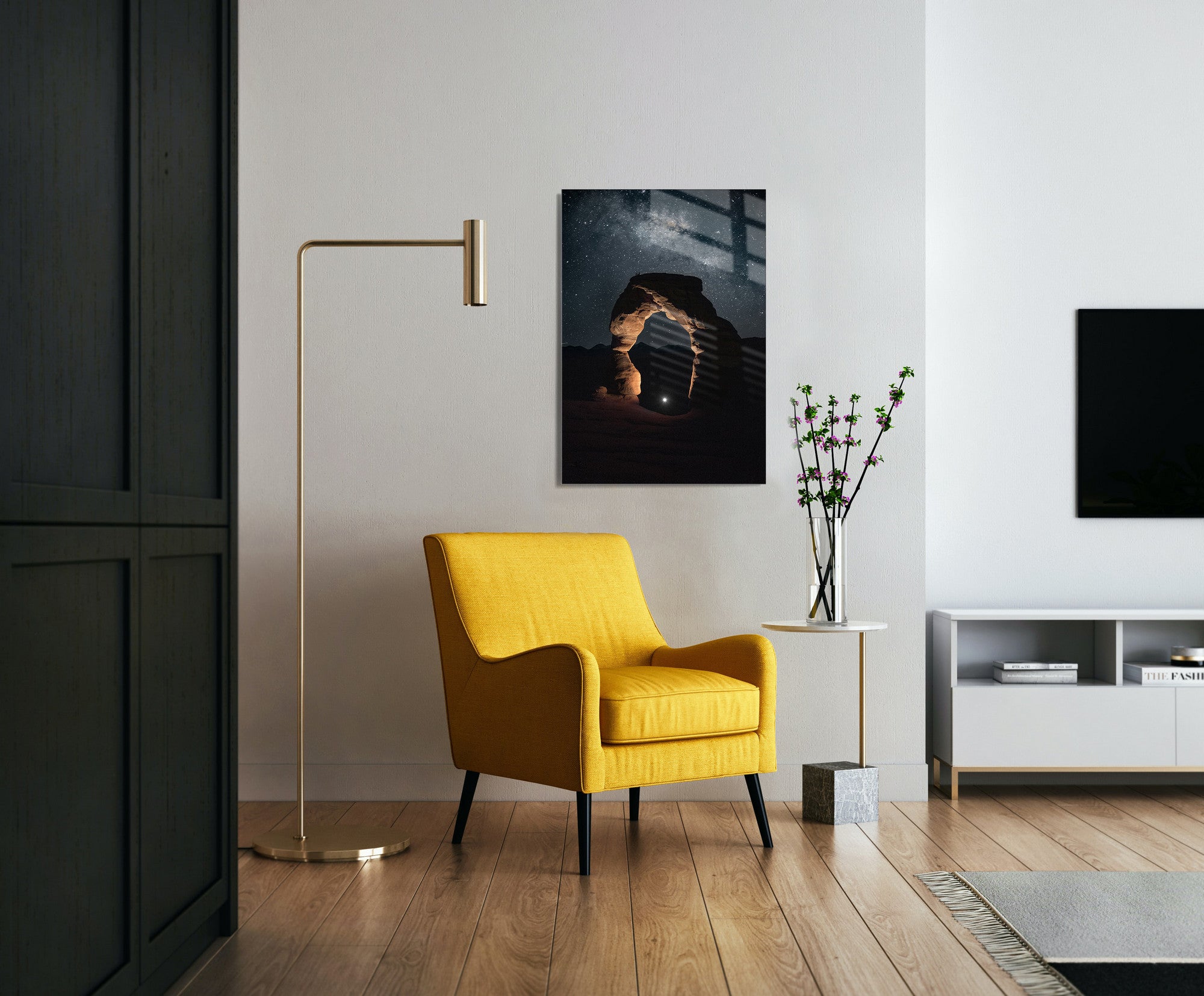 Quadro Decorativo em Vidro Temperado Multicolor 50x70cm - Arte Moderna para Transformar o Seu Espaço