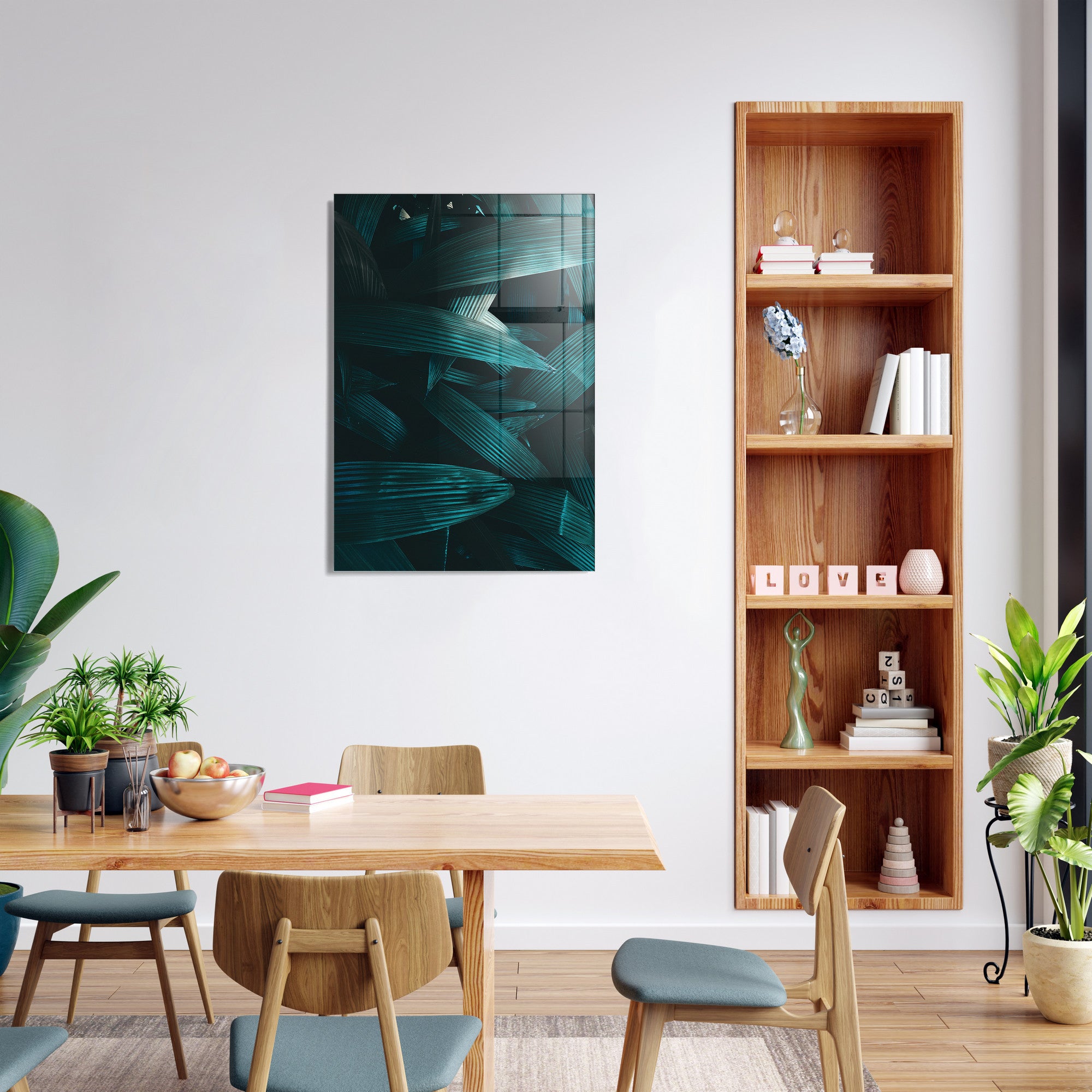 Quadro Decorativo em Vidro Temperado Multicolor 50x70cm - Arte Moderna para Transformar o Seu Espaço