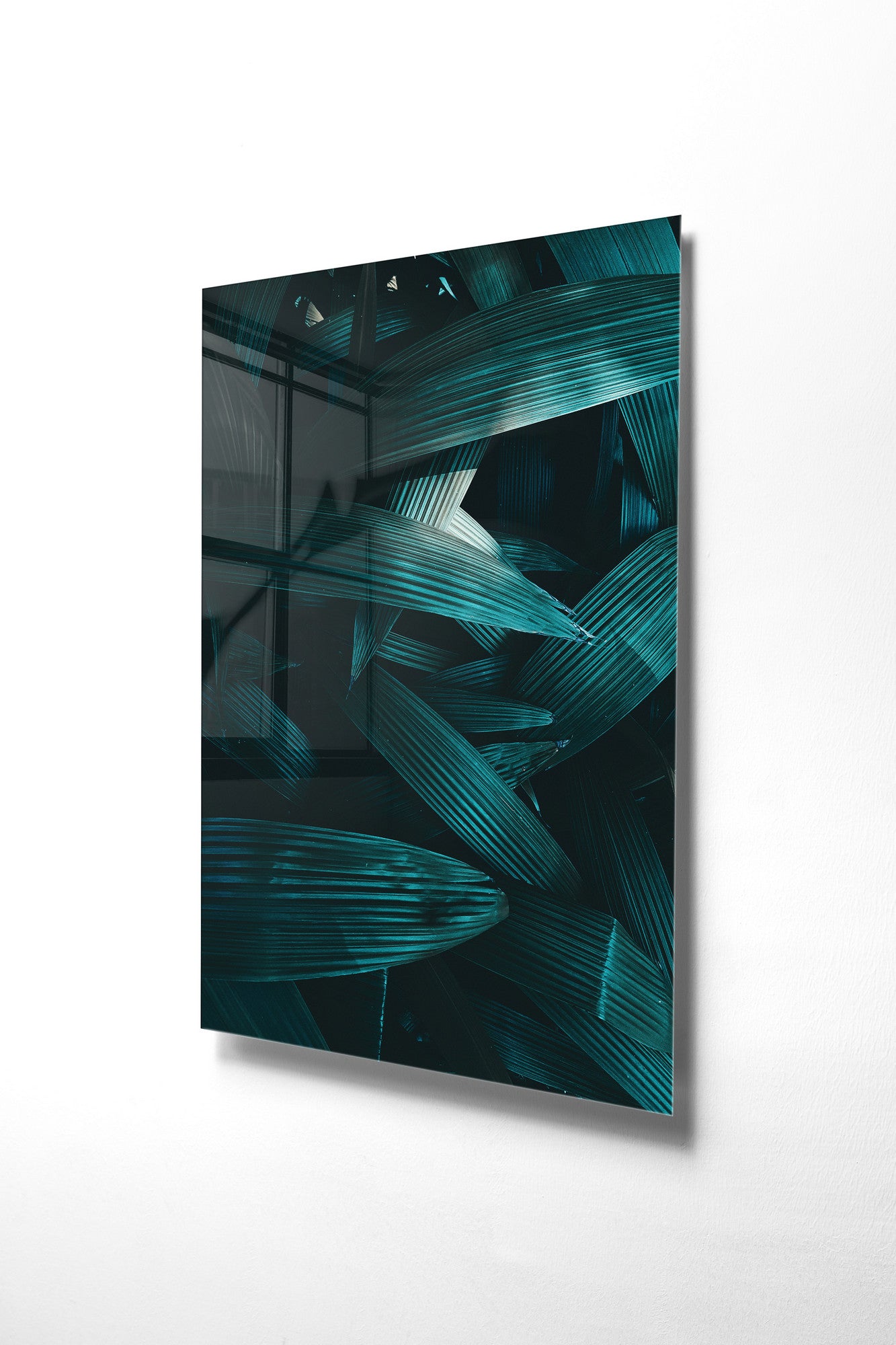 Quadro Decorativo em Vidro Temperado Multicolor 30x45cm - Arte Moderna para Decoração de Interiores