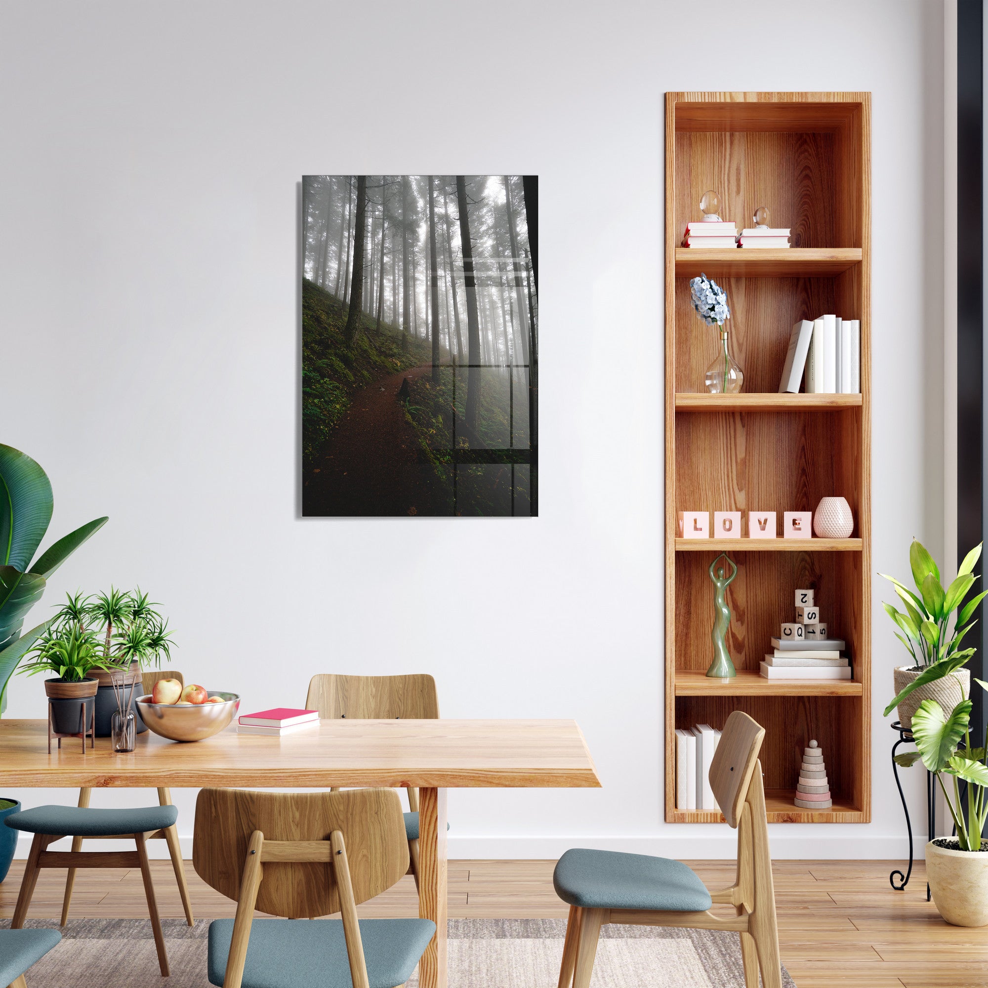 Quadro Decorativo em Vidro Temperado Multicolor 50x70cm - Arte Moderna para Transformar o Seu Espaço