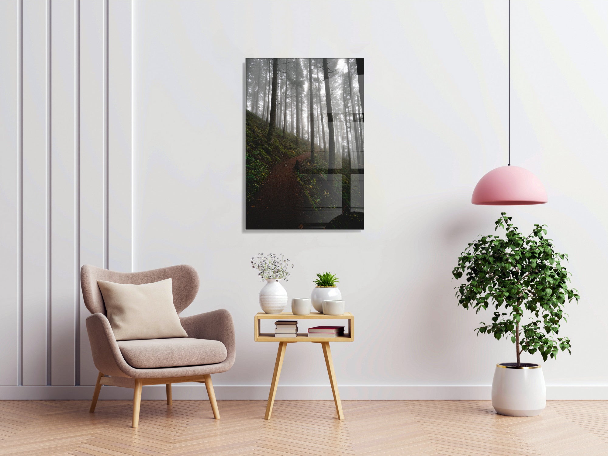 Quadro Decorativo em Vidro Temperado Multicolor 45x65cm - Arte Moderna para Transformar o Seu Espaço