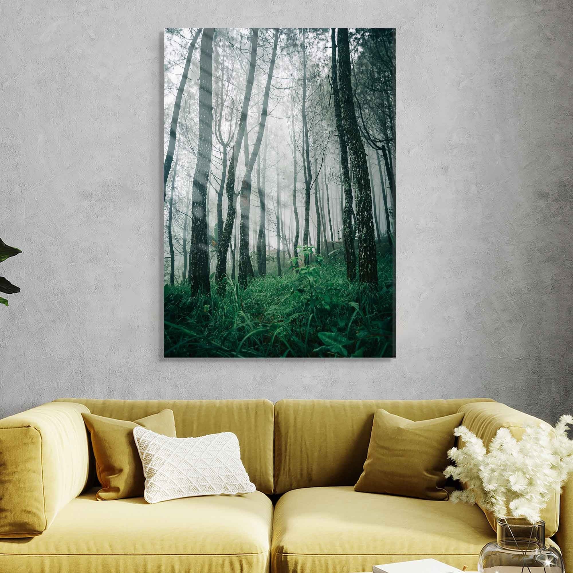 Quadro Decorativo em Vidro Temperado Multicolor 45x65cm - Arte Moderna para Transformar o Seu Espaço