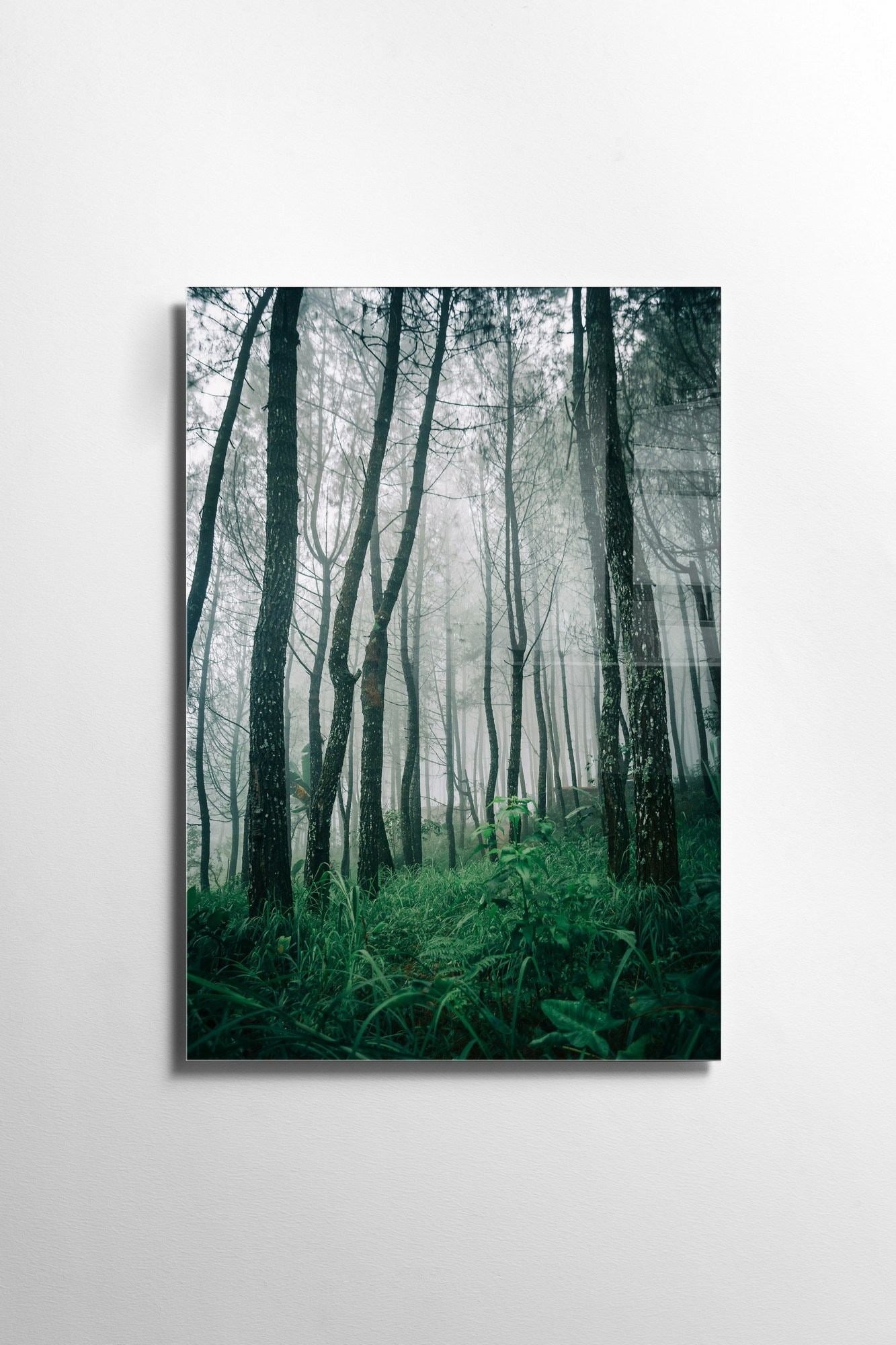 Quadro Decorativo em Vidro Temperado Multicolor 30x45cm - Arte Moderna para Decoração de Interiores