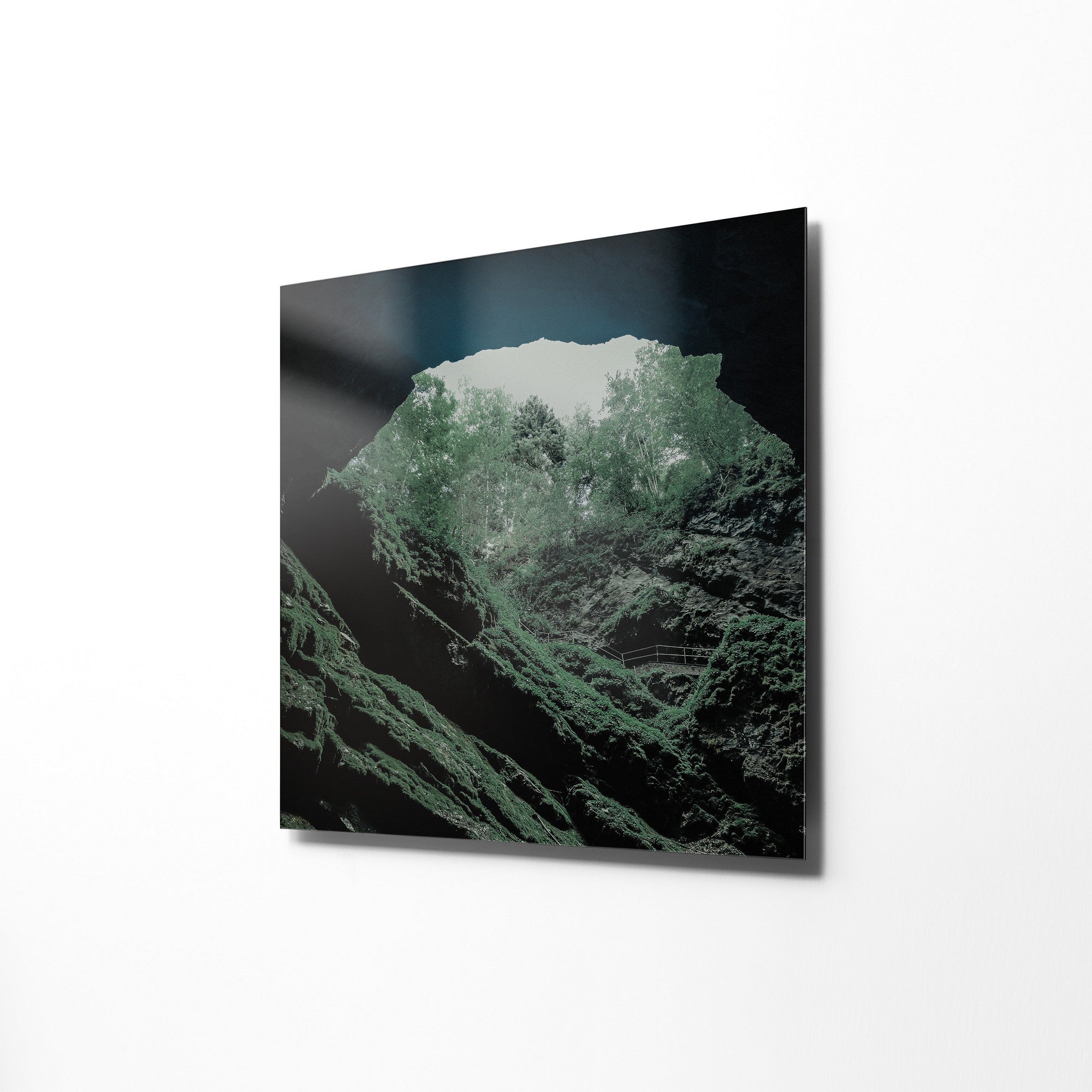 Quadro Decorativo em Vidro Temperado Multicolor 60x60cm - Arte Moderna para Transformar o Seu Espaço