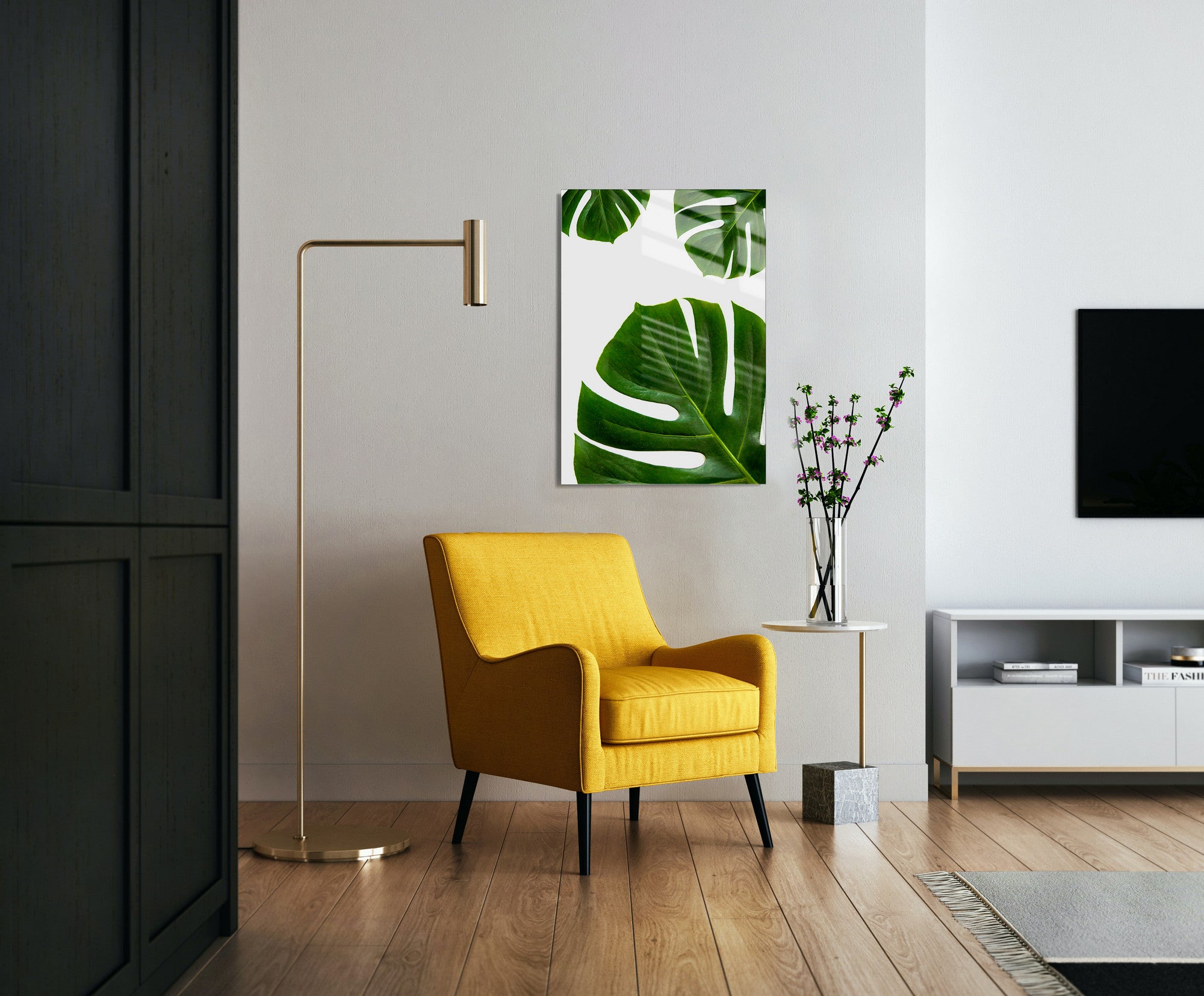 Quadro Decorativo em Vidro Temperado Multicolor 70x100cm - Arte Moderna para Transformar o Seu Espaço