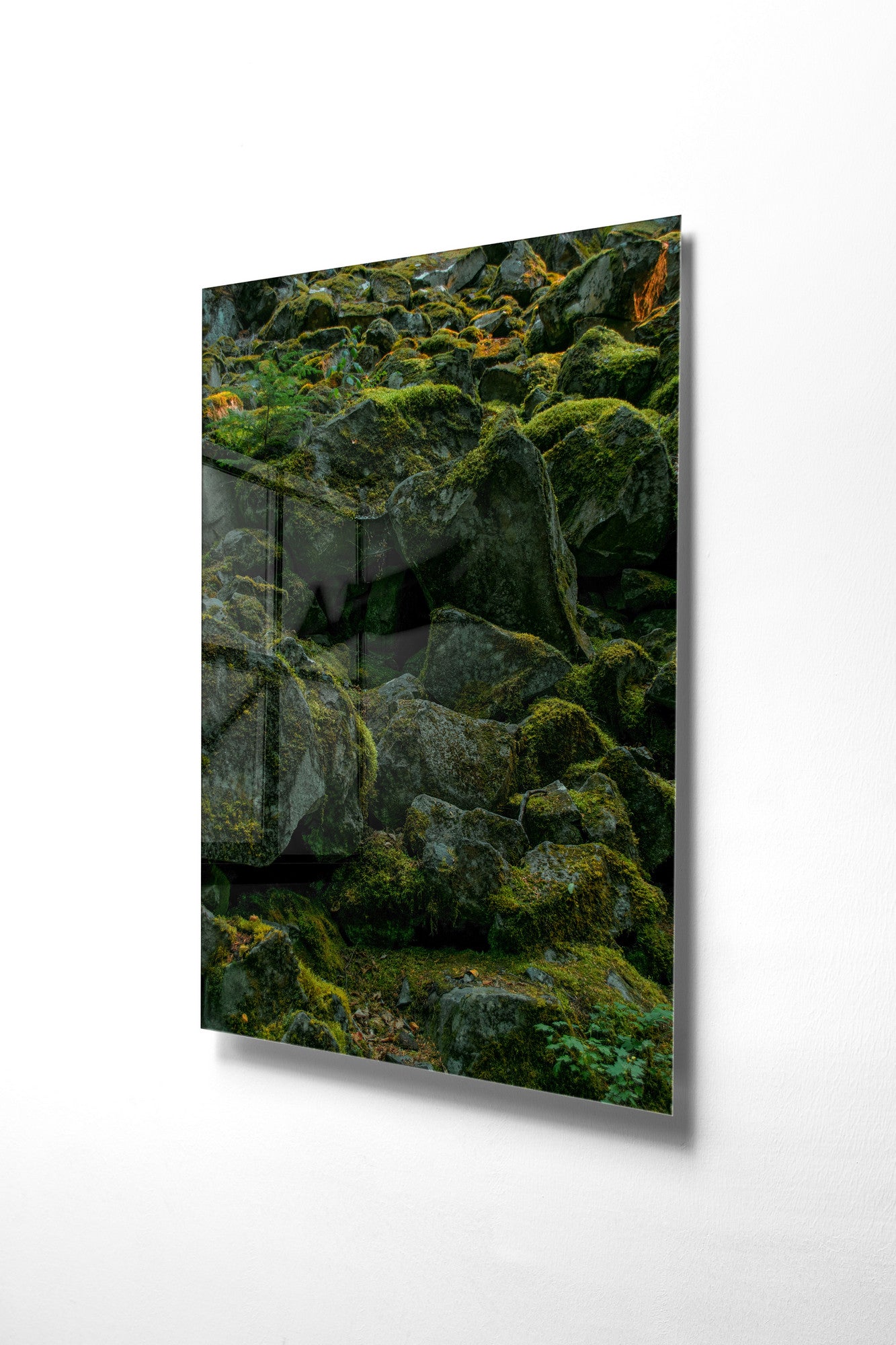 Quadro Decorativo em Vidro Temperado Multicolor 30x45cm - Arte Moderna para Decoração de Interiores