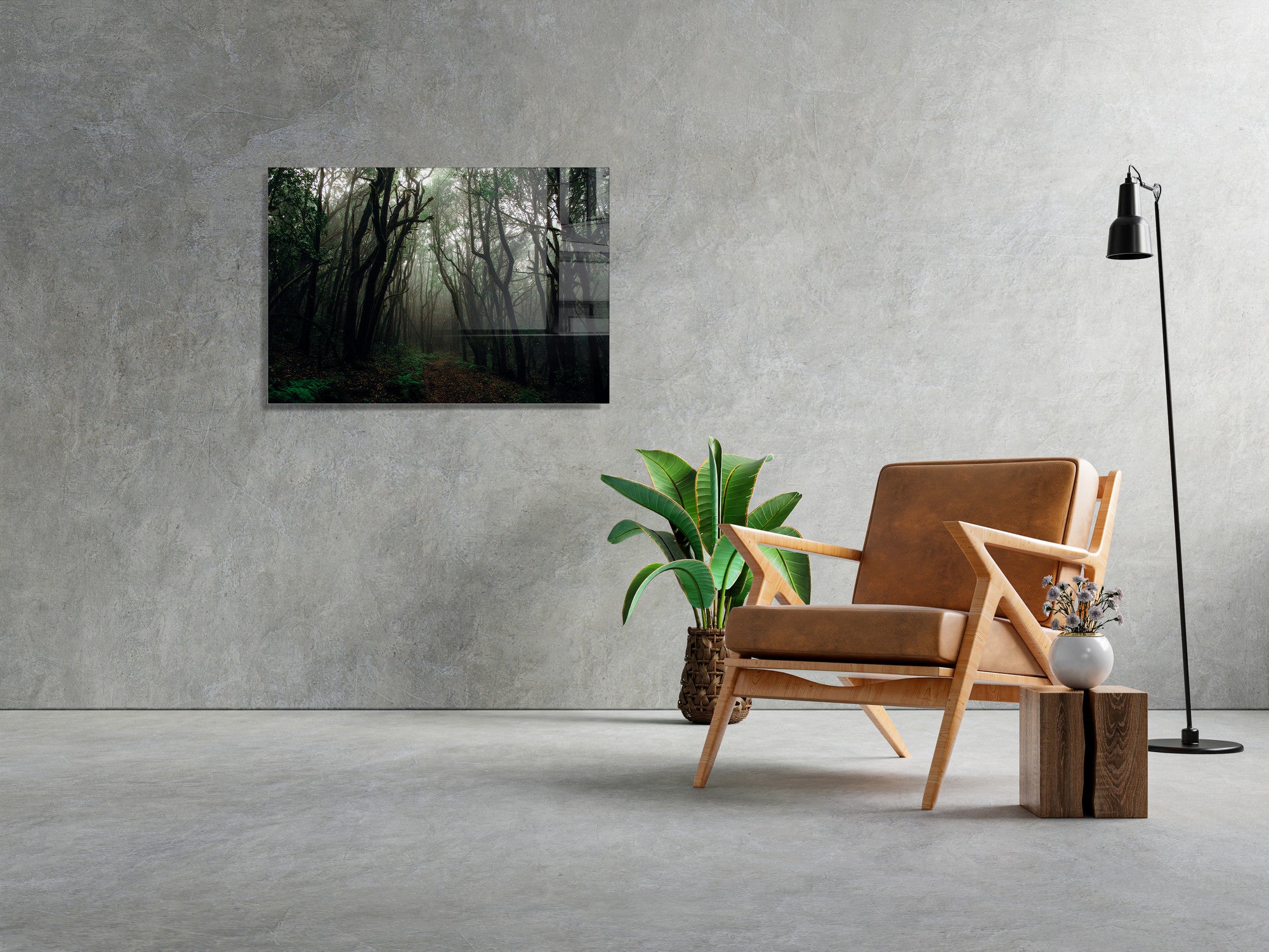 Quadro Decorativo em Vidro Temperado Multicolor 45x65cm - Arte Moderna para Transformar o Seu Espaço