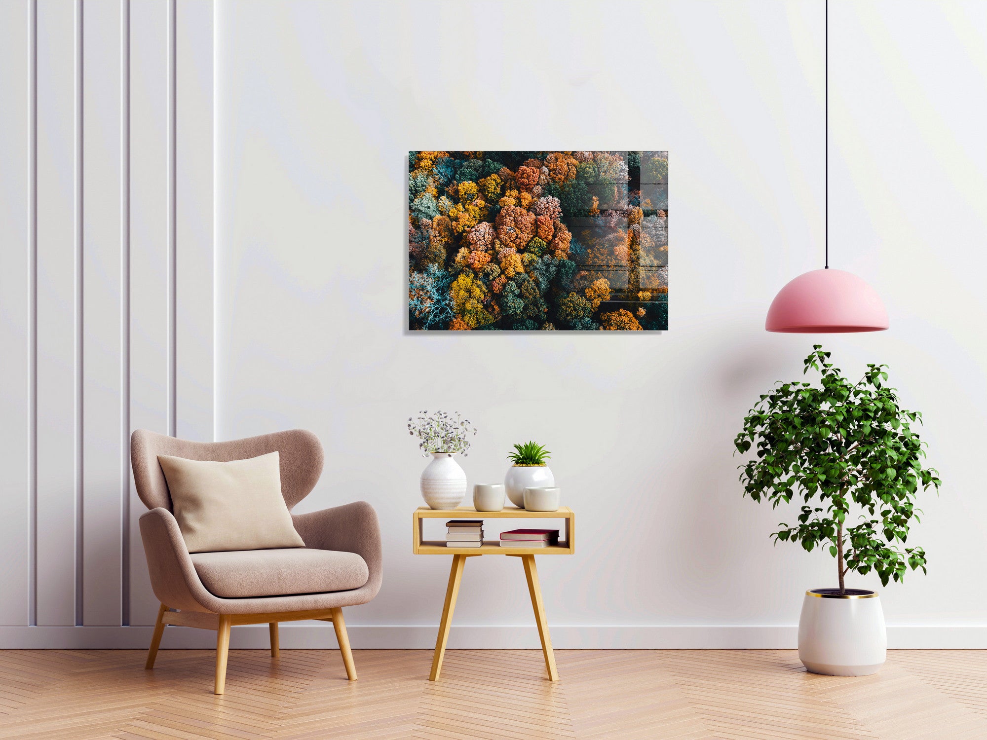 Quadro Decorativo em Vidro Temperado Multicolor 50x70cm - Arte Moderna para Transformar o Seu Espaço