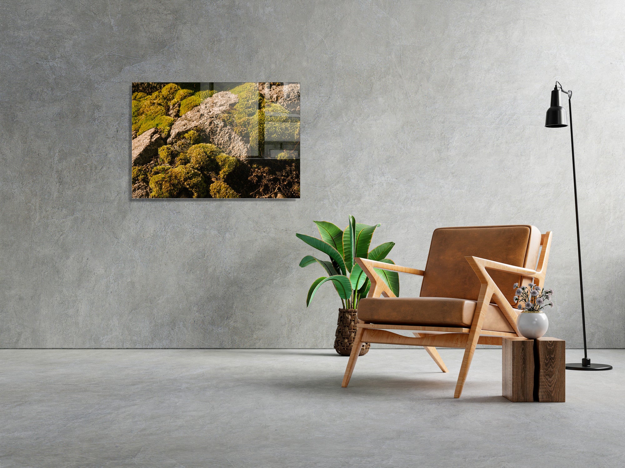 Quadro Decorativo em Vidro Temperado Multicolor 30x45cm - Arte Moderna para Decoração de Interiores