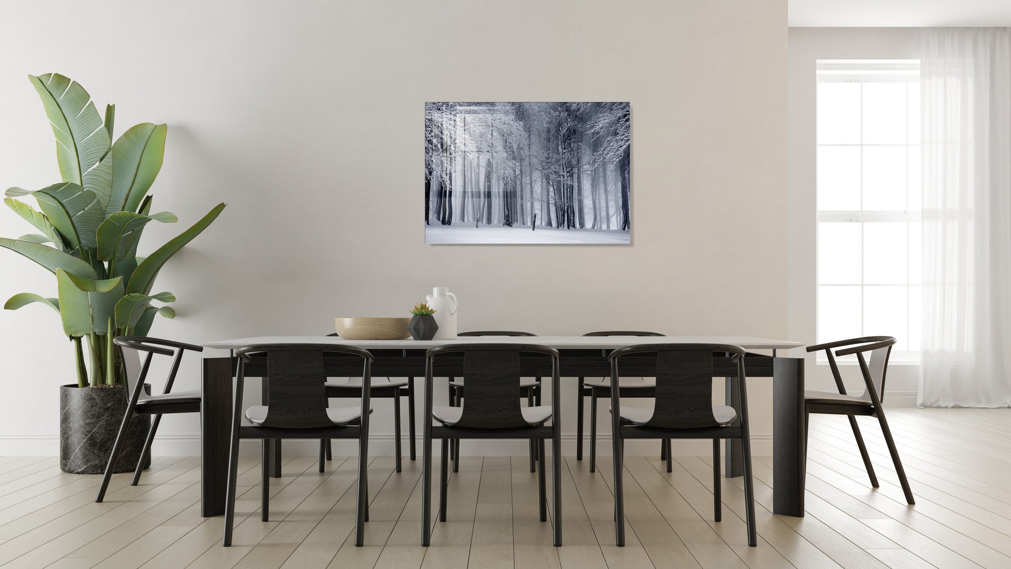 Quadro Decorativo em Vidro Temperado Multicolor 45x65cm - Arte Moderna para Transformar o Seu Espaço